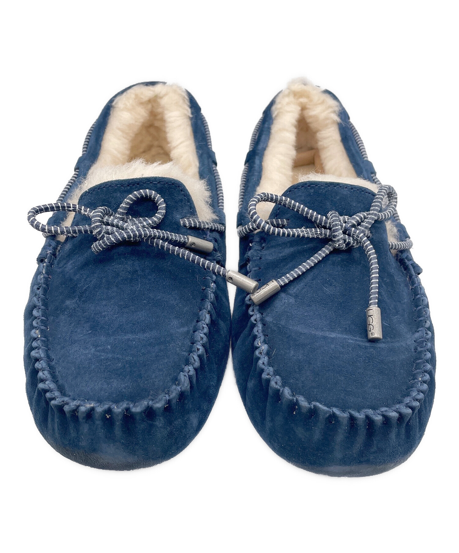 中古・古着通販】UGG (アグ) モカシンシューズ ネイビー サイズ:24