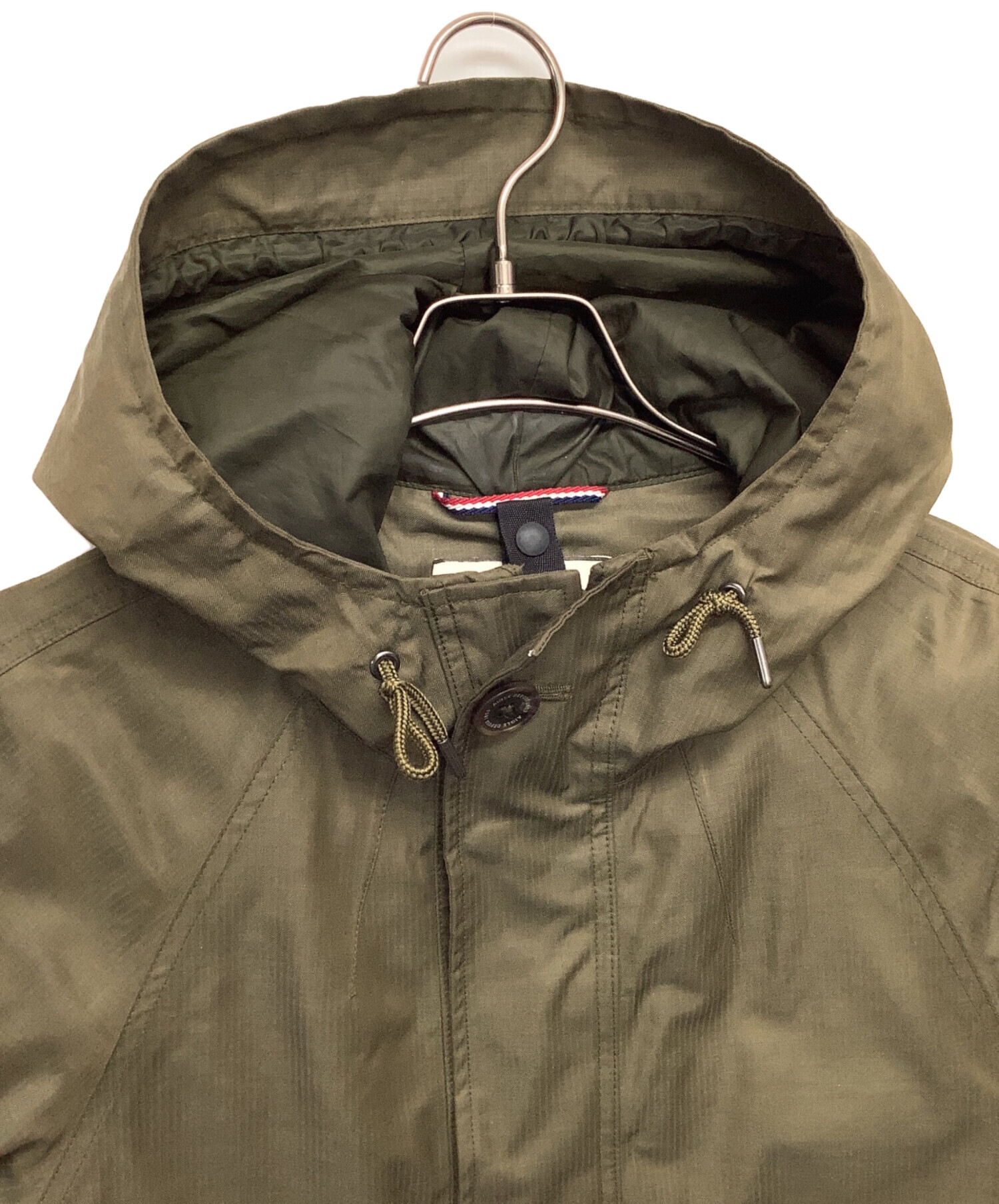 AIGLE フード付きモッズコート 38サイズ オリーブ AIGLE（エーグル