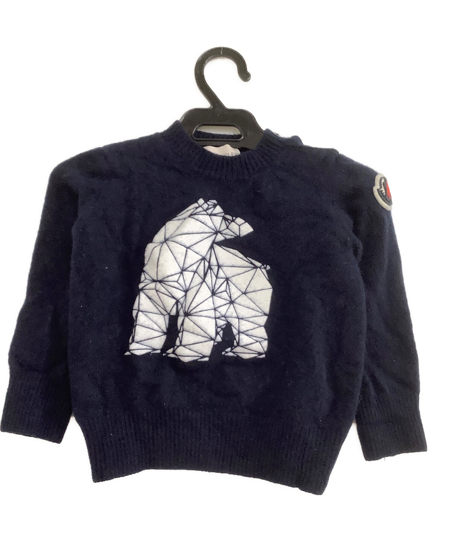 中古・古着通販】MONCLER (モンクレール) 厚手ニット ネイビー サイズ