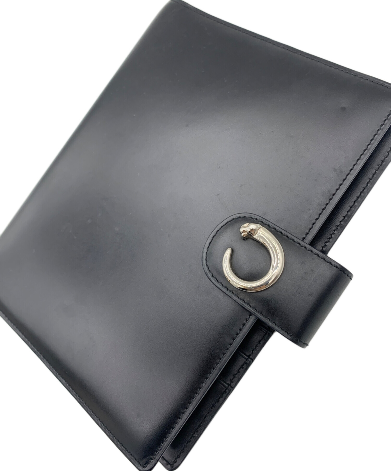 中古・古着通販】Cartier (カルティエ) 手帳カバー ブラック｜ブランド