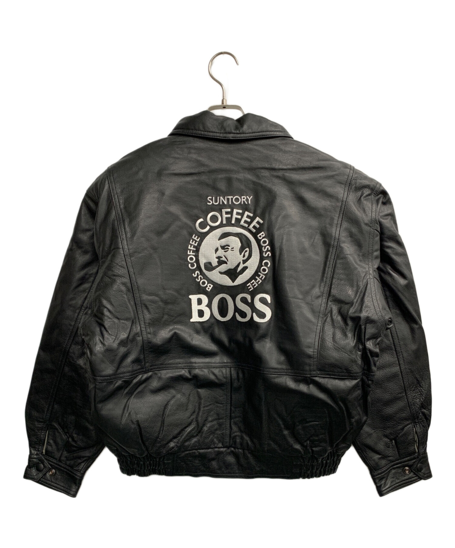 中古・古着通販】SUNTORY (サントリー) レザージャケット ブラック