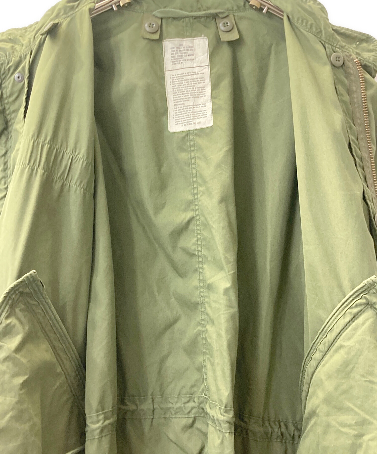 中古・古着通販】NO BRAND (ノーブランド) モッズコート カーキ サイズ