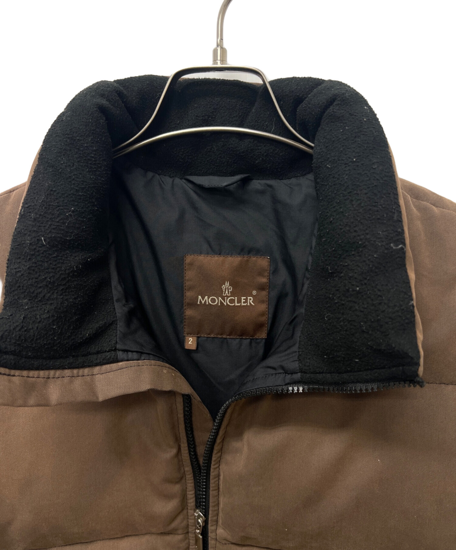 中古・古着通販】MONCLER (モンクレール) ダウンジャケット ブラウン