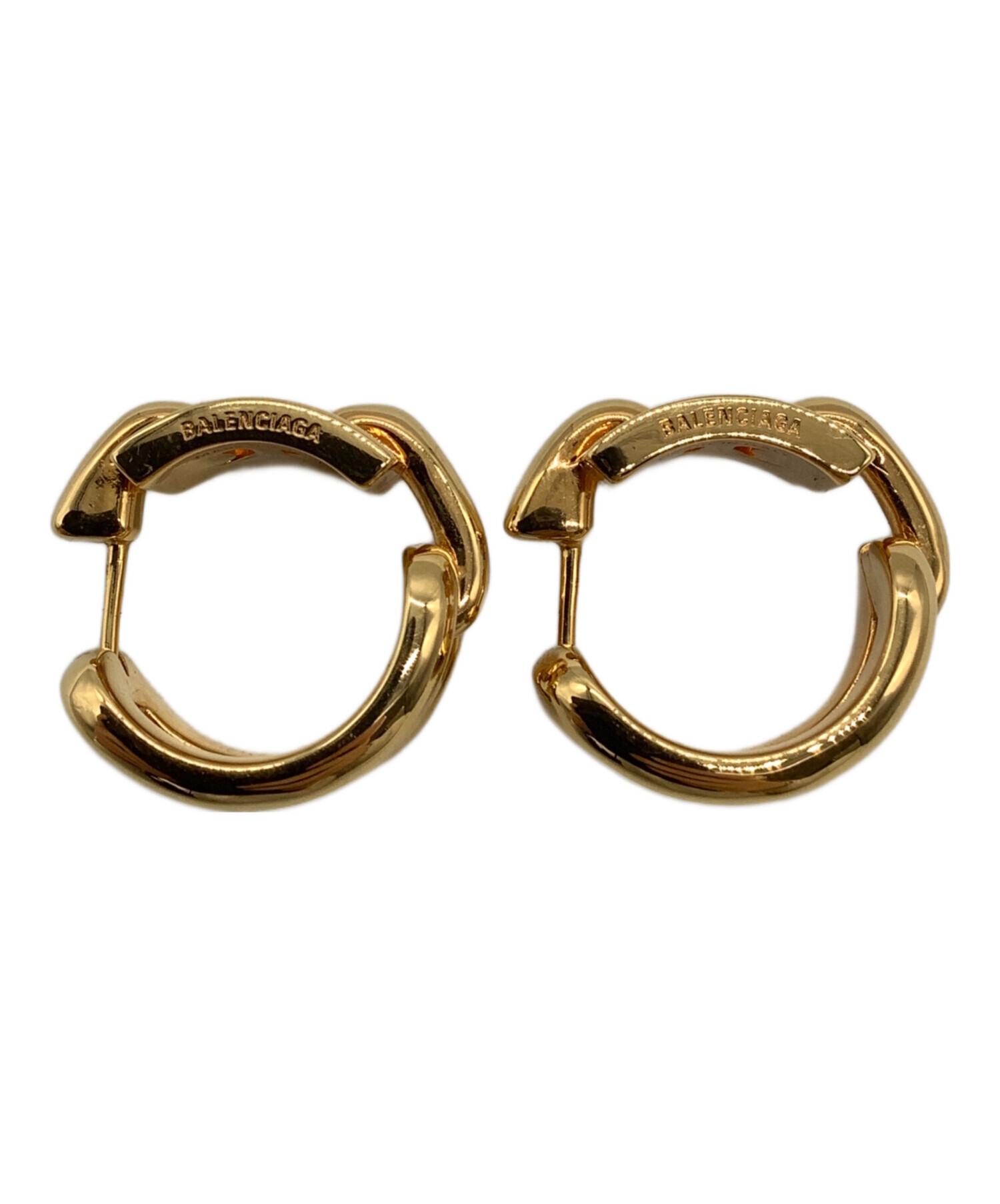 中古・古着通販】BALENCIAGA (バレンシアガ) フープピアス ゴールド