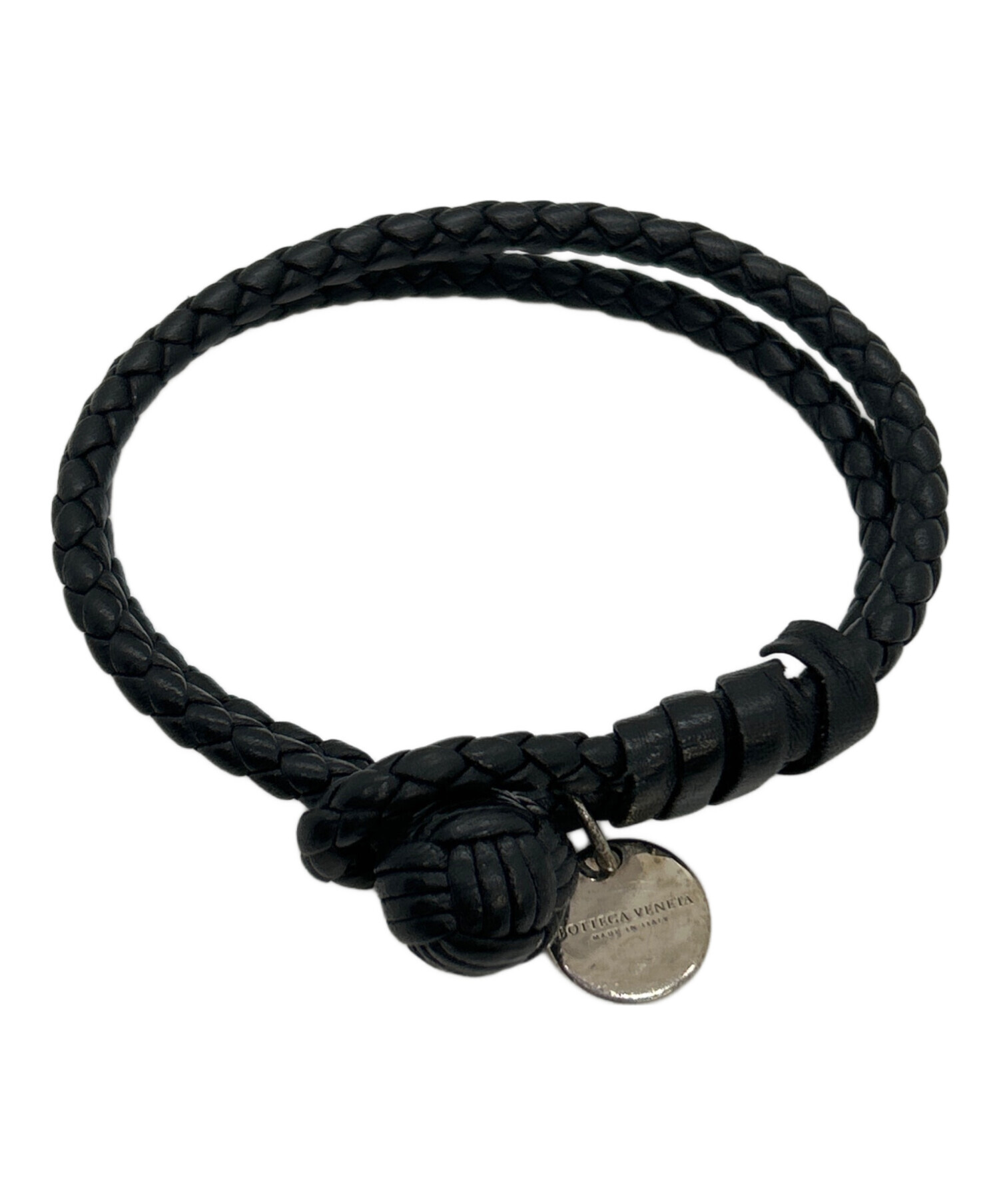中古・古着通販】BOTTEGA VENETA (ボッテガベネタ) レザーブレスレット