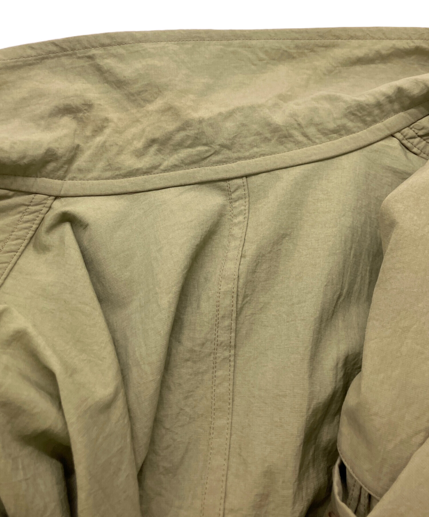 中古・古着通販】ISSEY MIYAKE (イッセイミヤケ) イカコート オリーブ