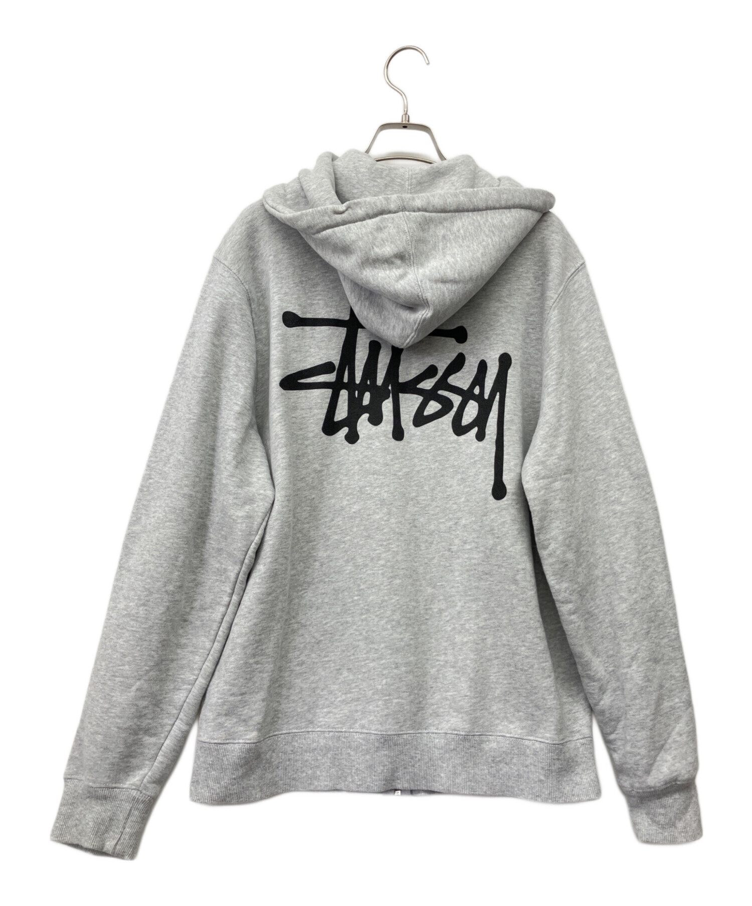 中古・古着通販】stussy (ステューシー) ジップパーカー グレー サイズ