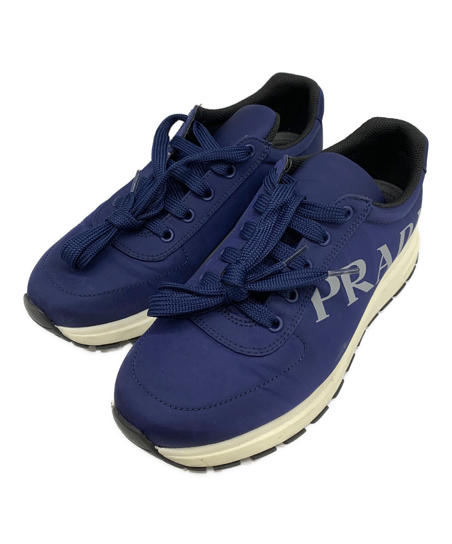 中古・古着通販】PRADA (プラダ) PRADA ナイロンローカットスニーカー