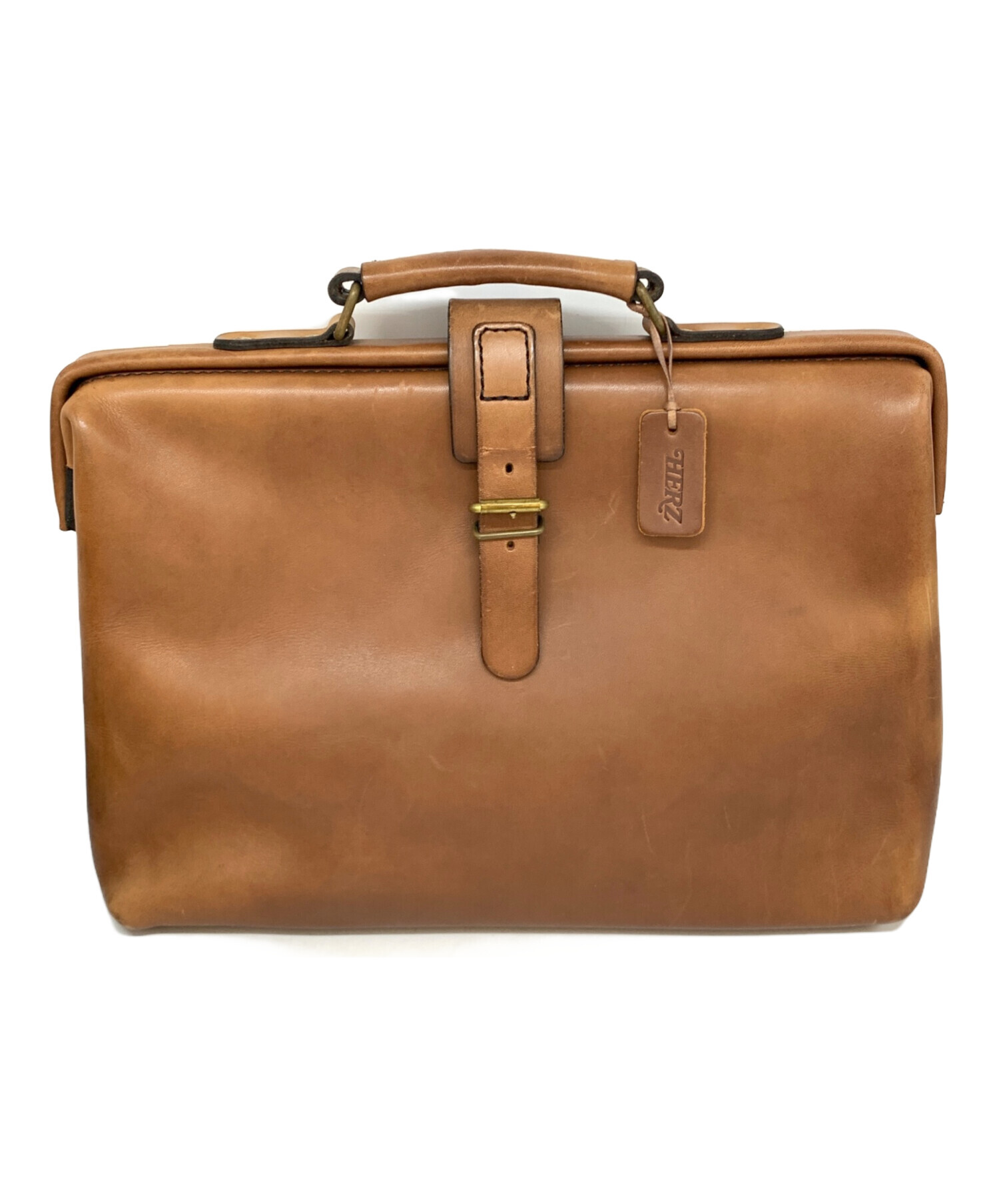 中古・古着通販】Herz (ヘルツ) ソフトダレス3Wayバッグ ブラウン