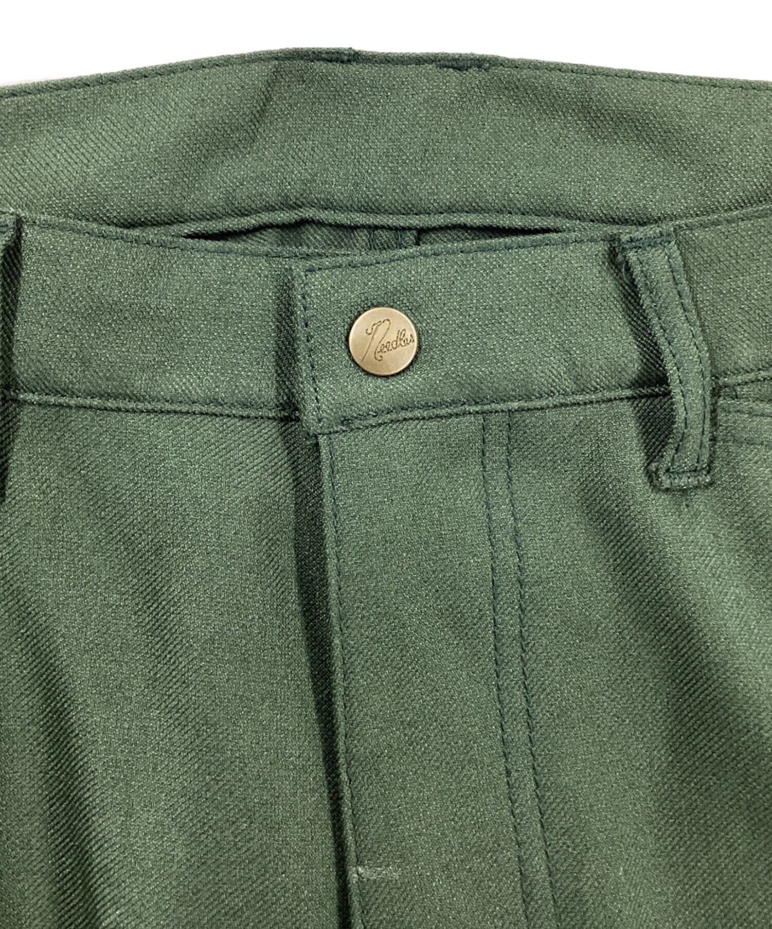 中古・古着通販】Needles (ニードルズ) フレアパンツ グリーン サイズ