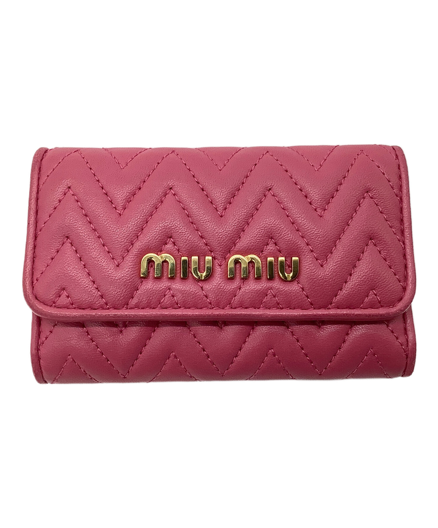中古・古着通販】MIU MIU (ミュウミュウ) キーケース ショッキング