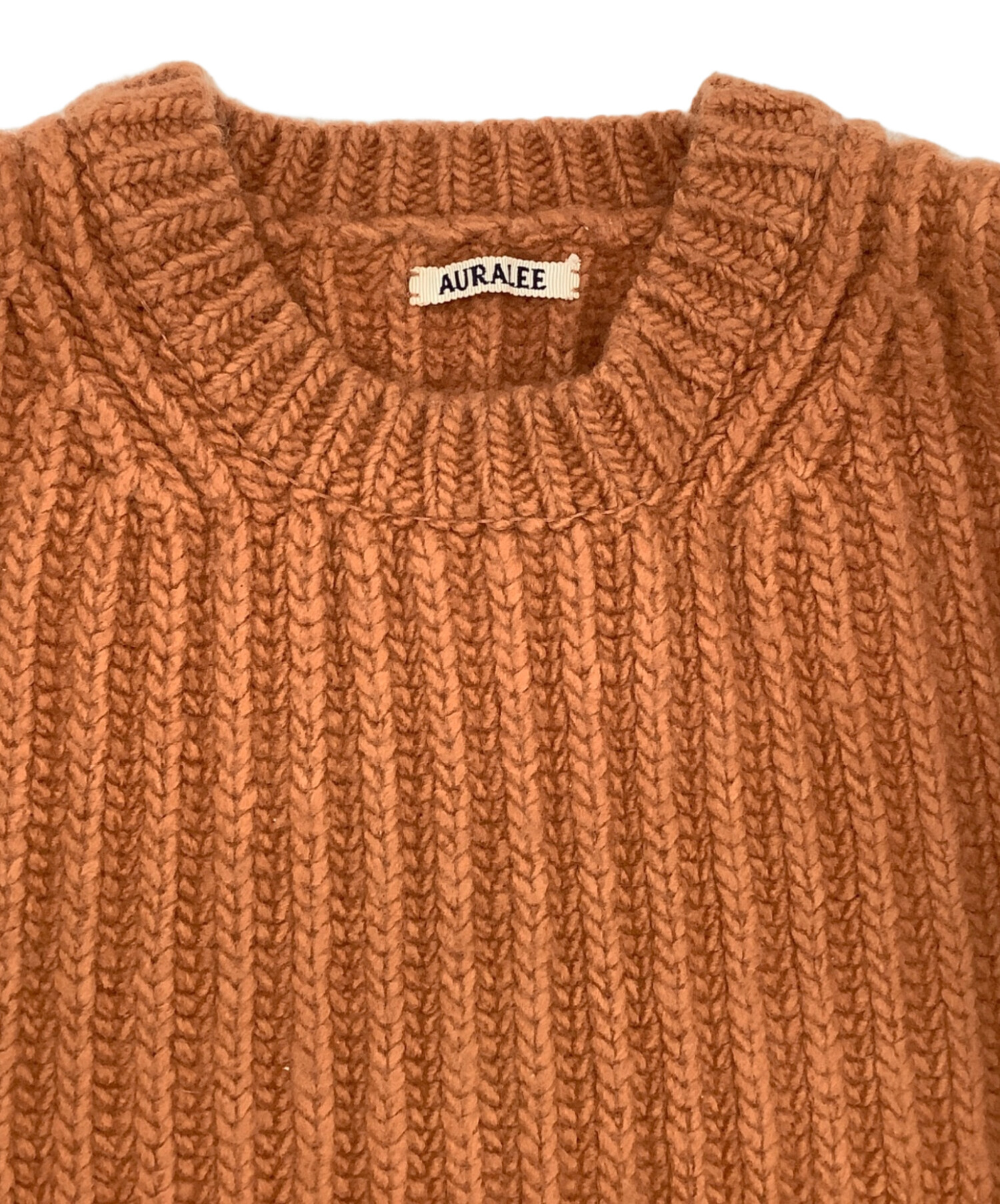 中古・古着通販】AURALEE (オーラリー) SUPER MILLED RIB KNIT P/O