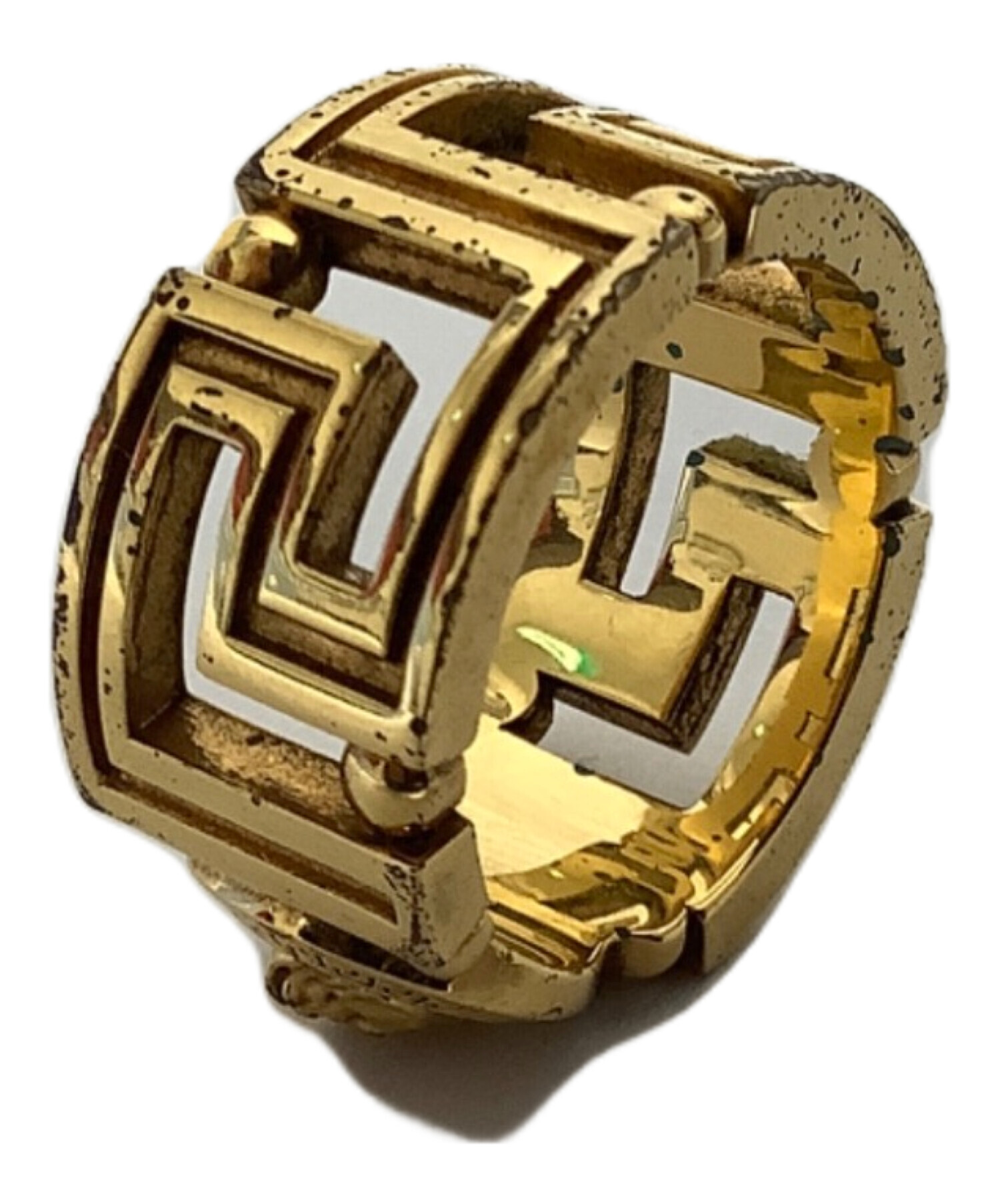 中古・古着通販】VERSACE (ヴェルサーチ) メドゥーサ グレカ リング