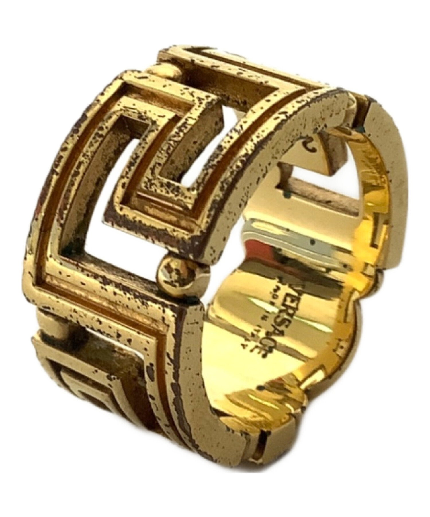 中古・古着通販】VERSACE (ヴェルサーチ) メドゥーサ グレカ リング