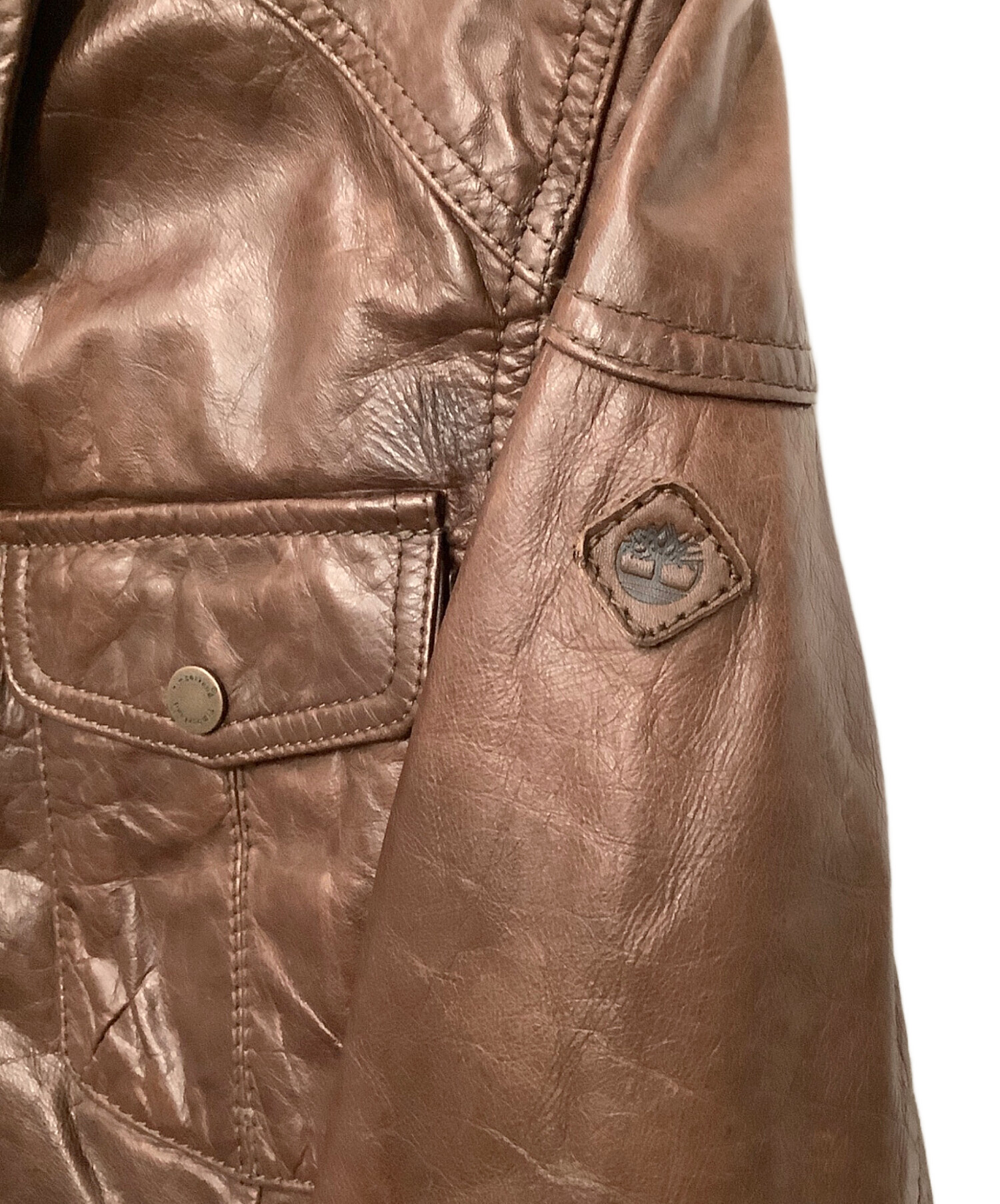 中古・古着通販】Timberland (ティンバーランド) レザージャケット