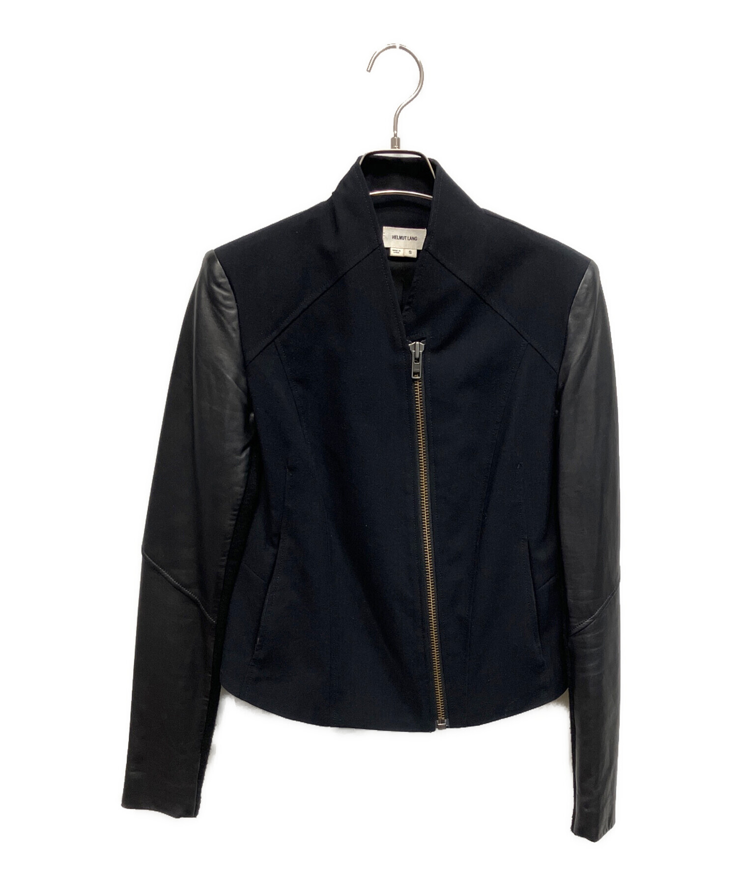 中古・古着通販】HELMUT LANG (ヘルムートラング) レザー切替