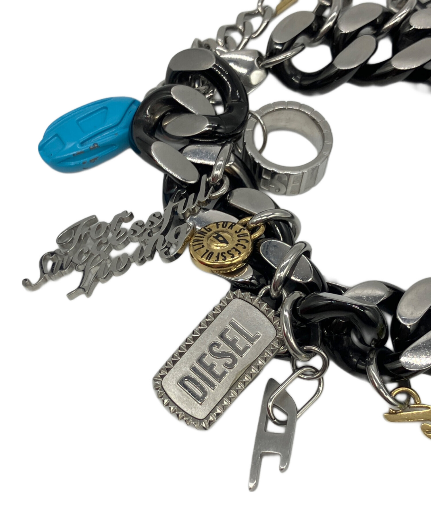 中古・古着通販】DIESEL (ディーゼル) ブレスレット ブラック