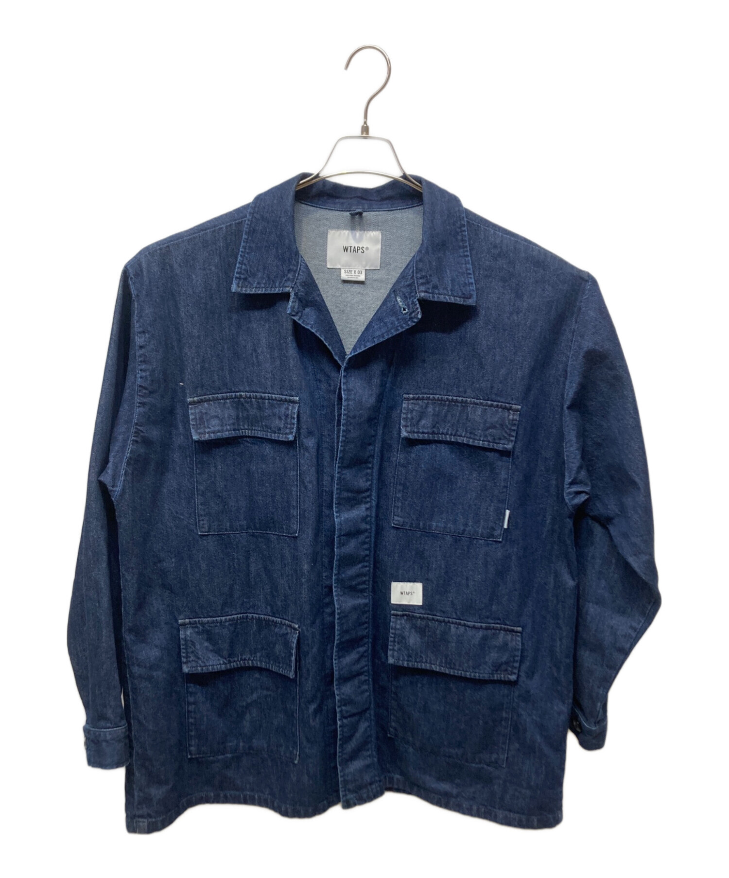 中古・古着通販】WTAPS (ダブルタップス) JMOD LS COTTON DENIM PASTHG