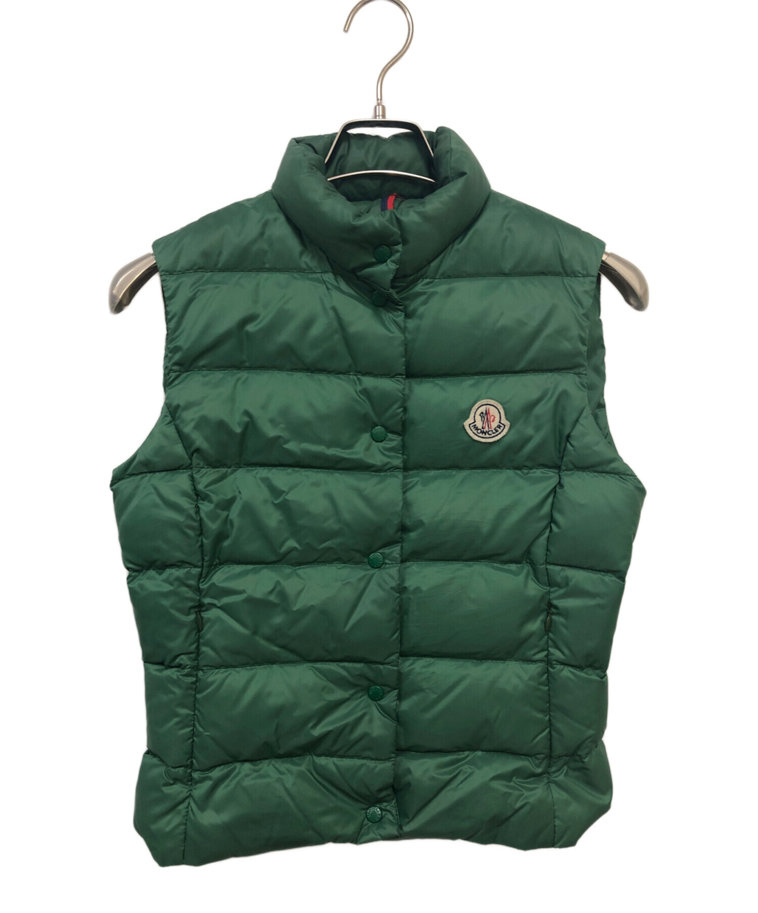 中古・古着通販】MONCLER (モンクレール) ダウンベスト グリーン