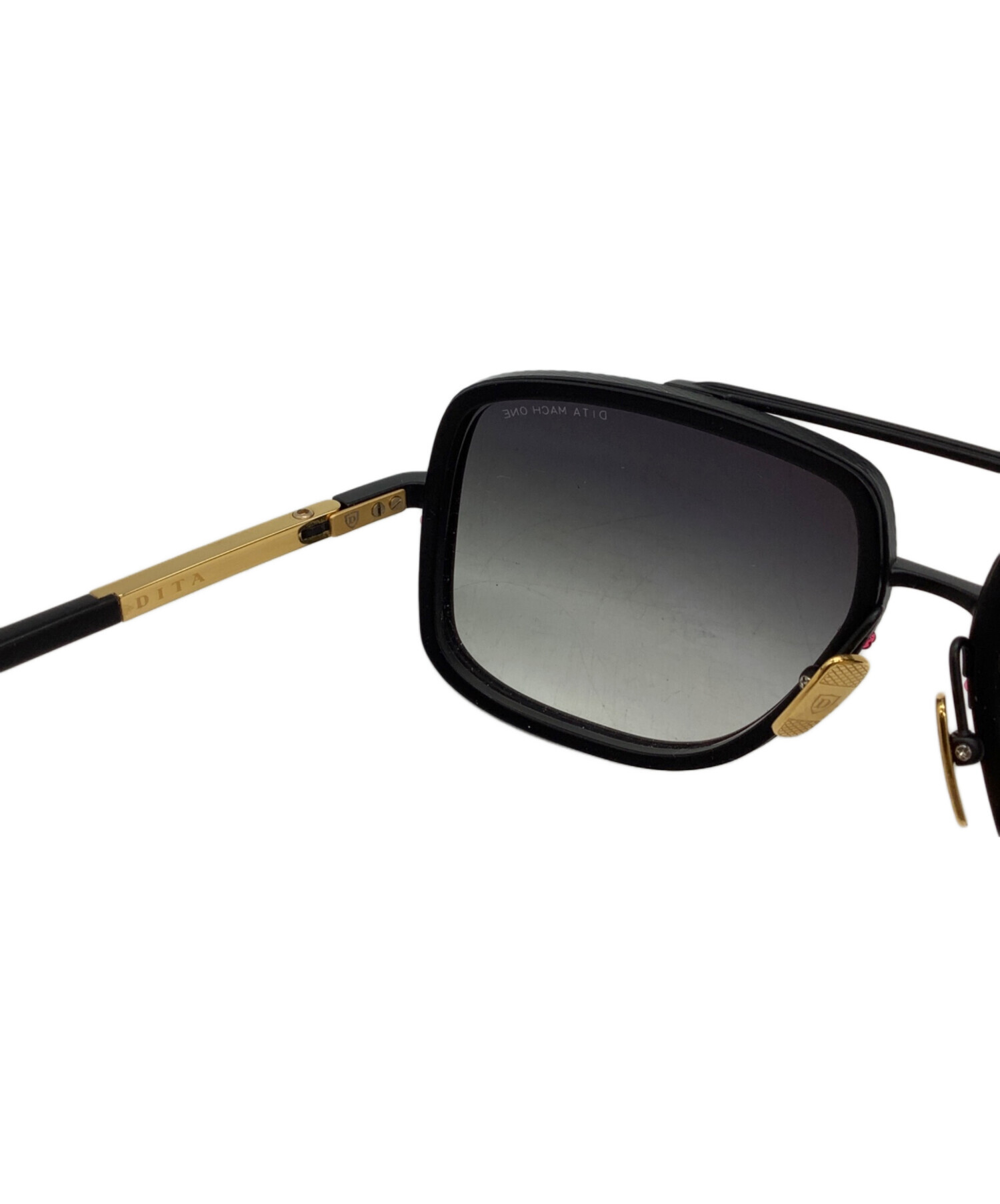 中古・古着通販】DITA (ディータ) サングラス ブラック×ゴールド