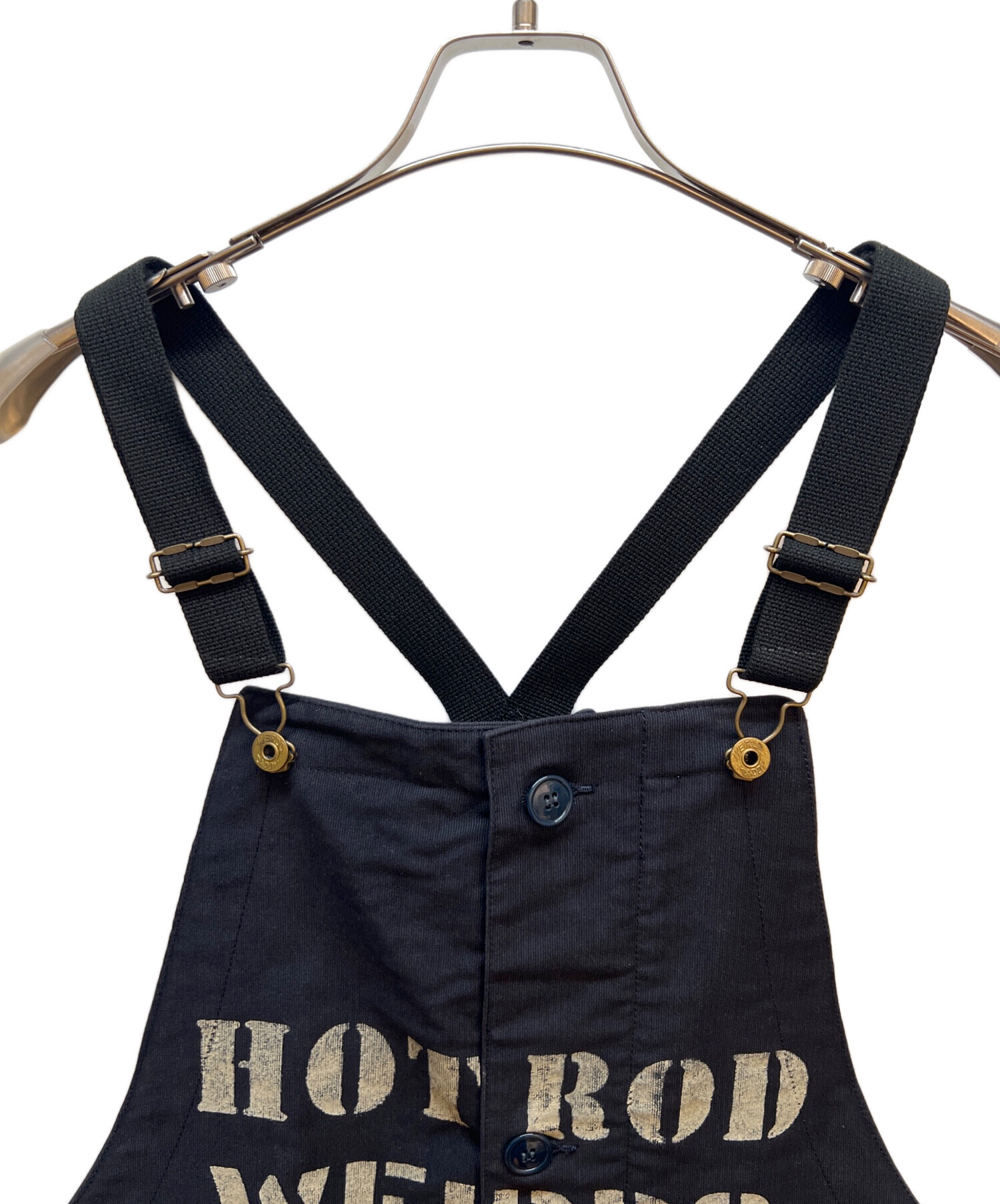 中古・古着通販】WEIRDO (ウィアード) オーバーオール ブラック サイズ