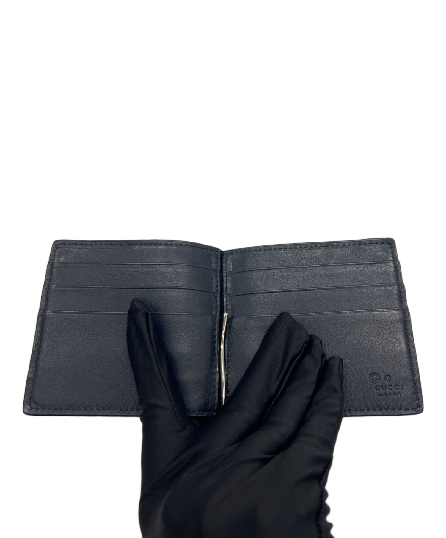 中古・古着通販】GUCCI (グッチ) マネークリップ ネイビー｜ブランド