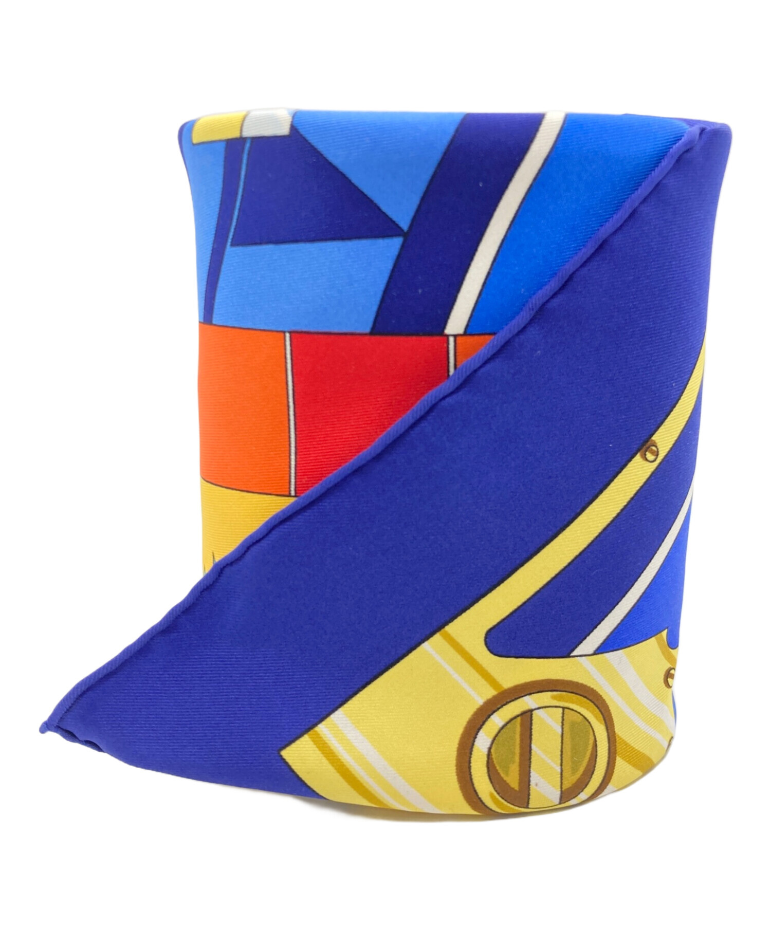 中古・古着通販】HERMES (エルメス) シルクスカーフ ブルー｜ブランド