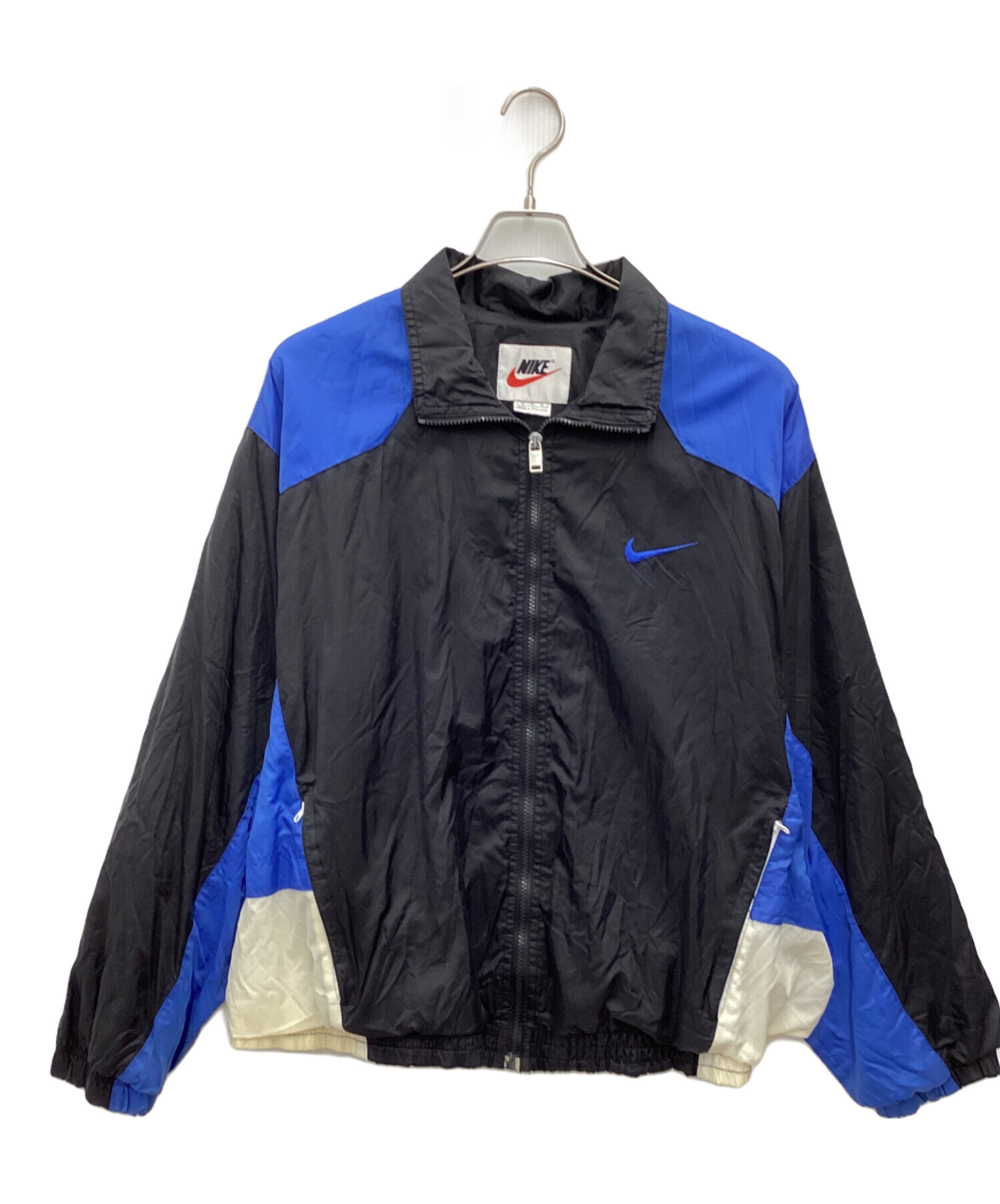 中古・古着通販】NIKE (ナイキ) ナイロンジャケット 00s 銀タグ ブルー