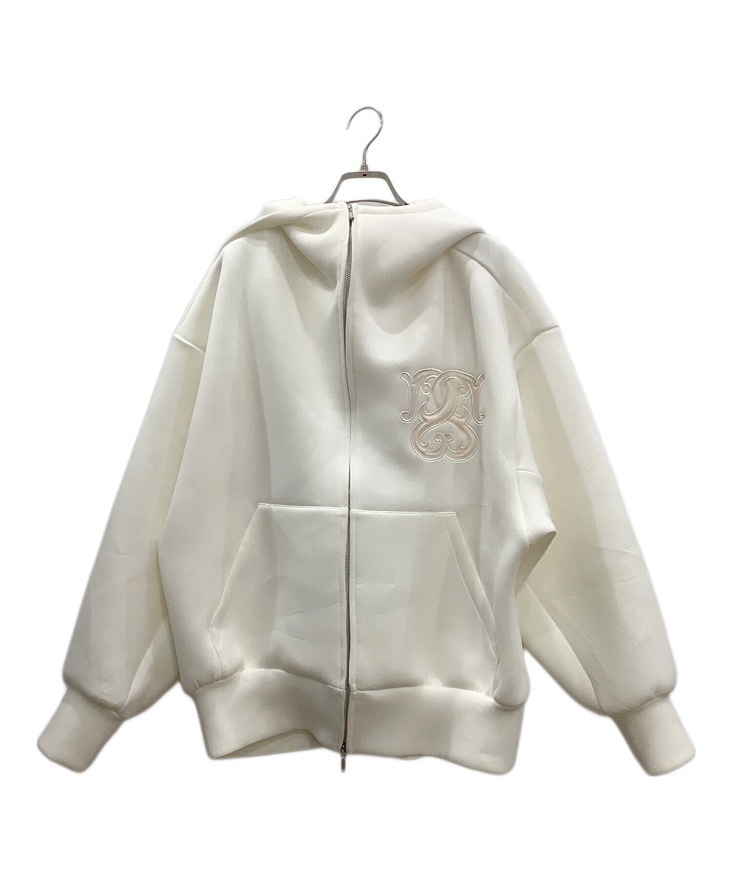 中古・古着通販】Snidel (スナイデル) ボリュームパーカー ホワイト