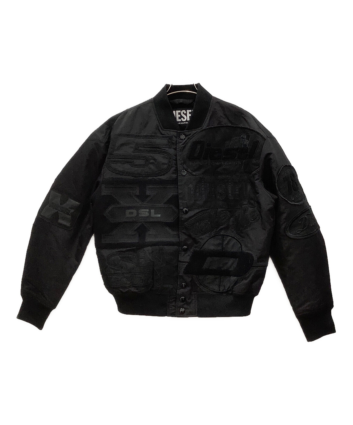 中古・古着通販】DIESEL (ディーゼル) ボンバージャケット ブラック