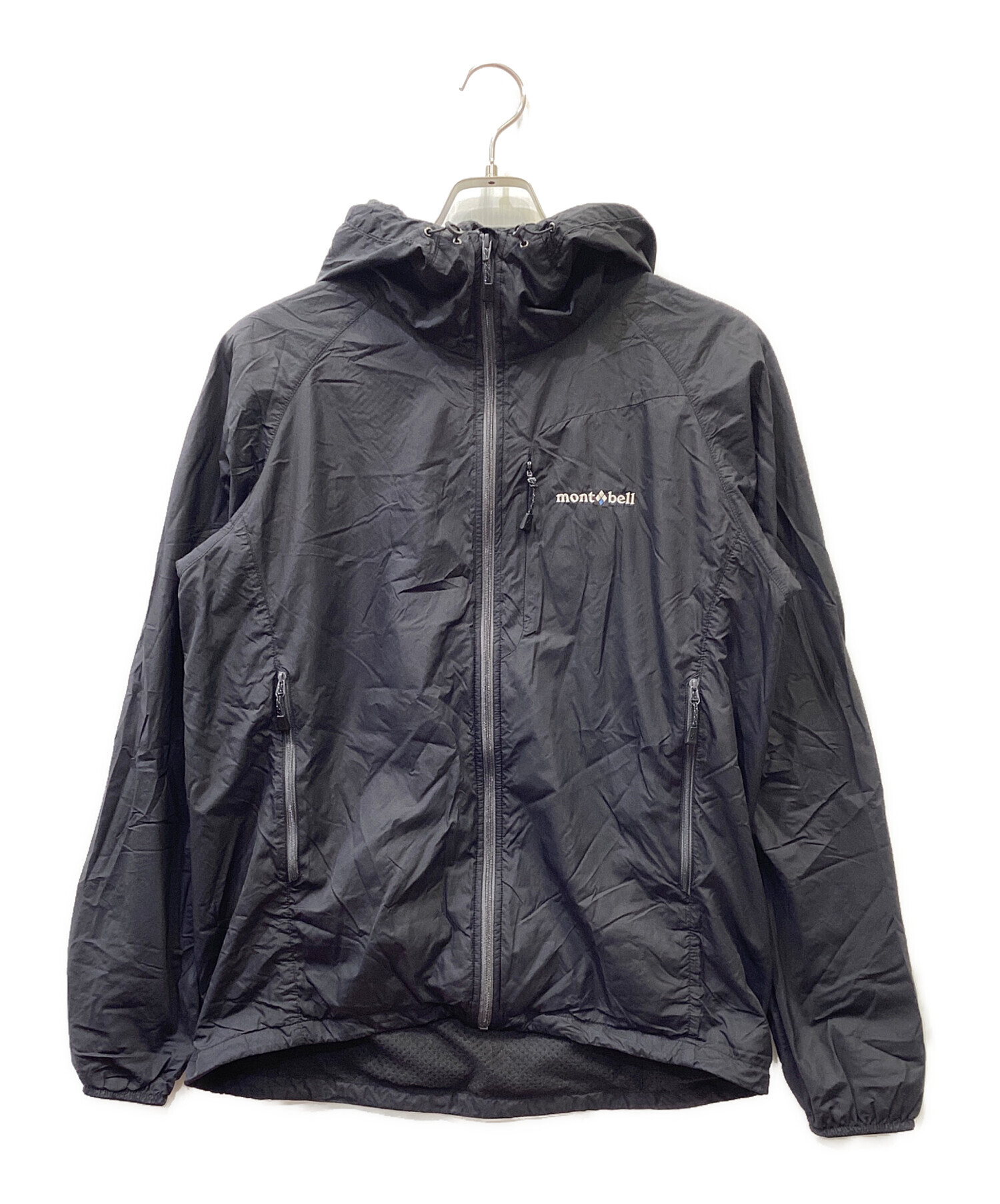 中古・古着通販】mont-bell (モンベル) ライトシェルパーカ ブラック