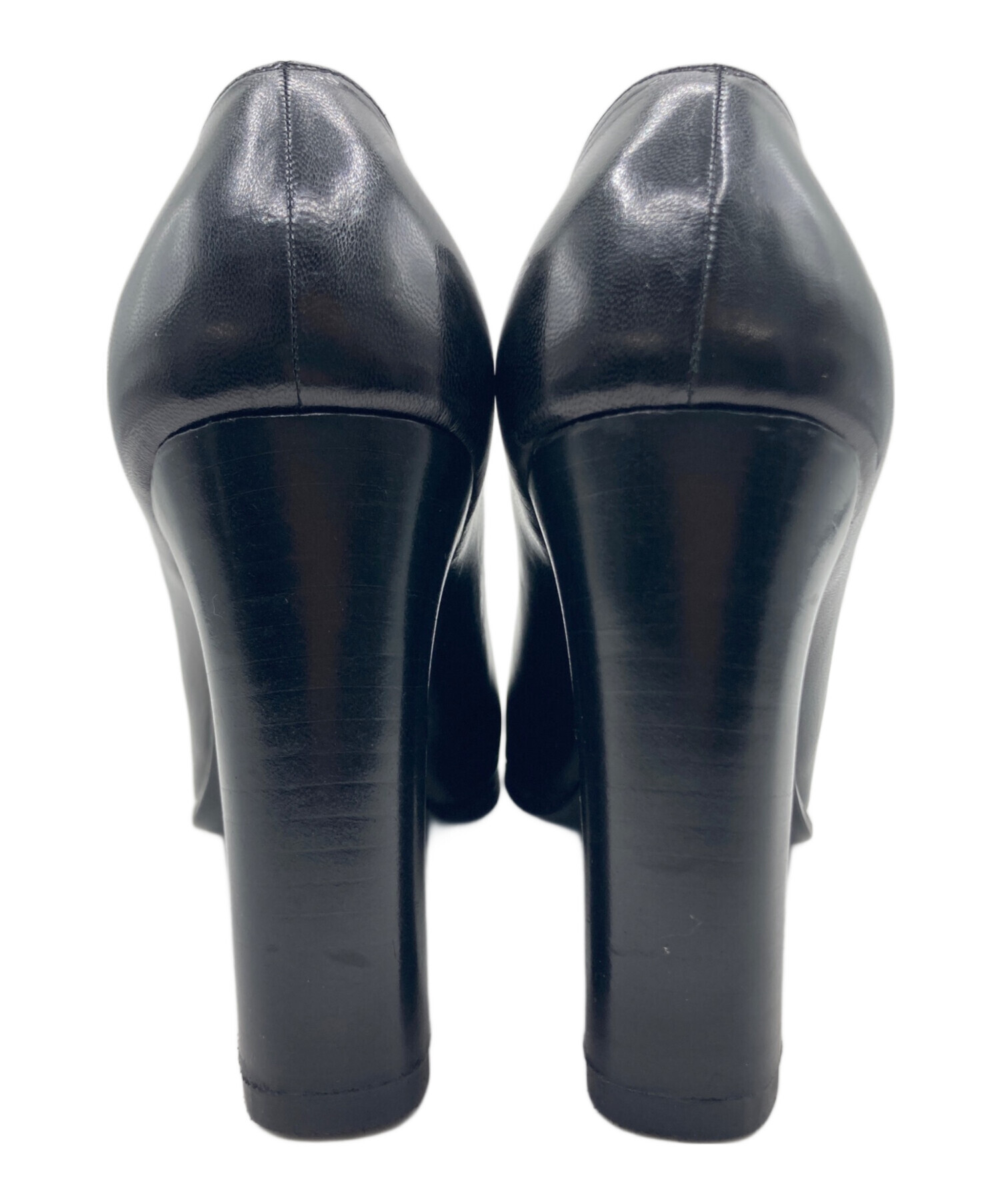 中古・古着通販】GUCCI (グッチ) GUCCI レザー ハイヒール ブラック