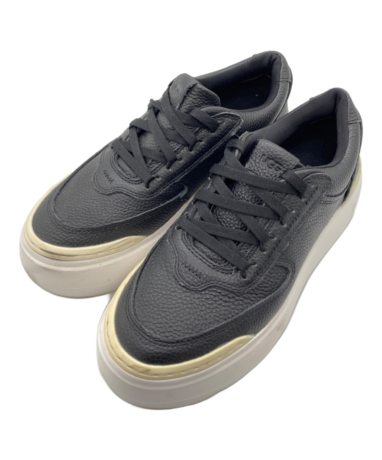 中古・古着通販】UGG (アグ) 厚底スニーカー ブラック サイズ:SIZE