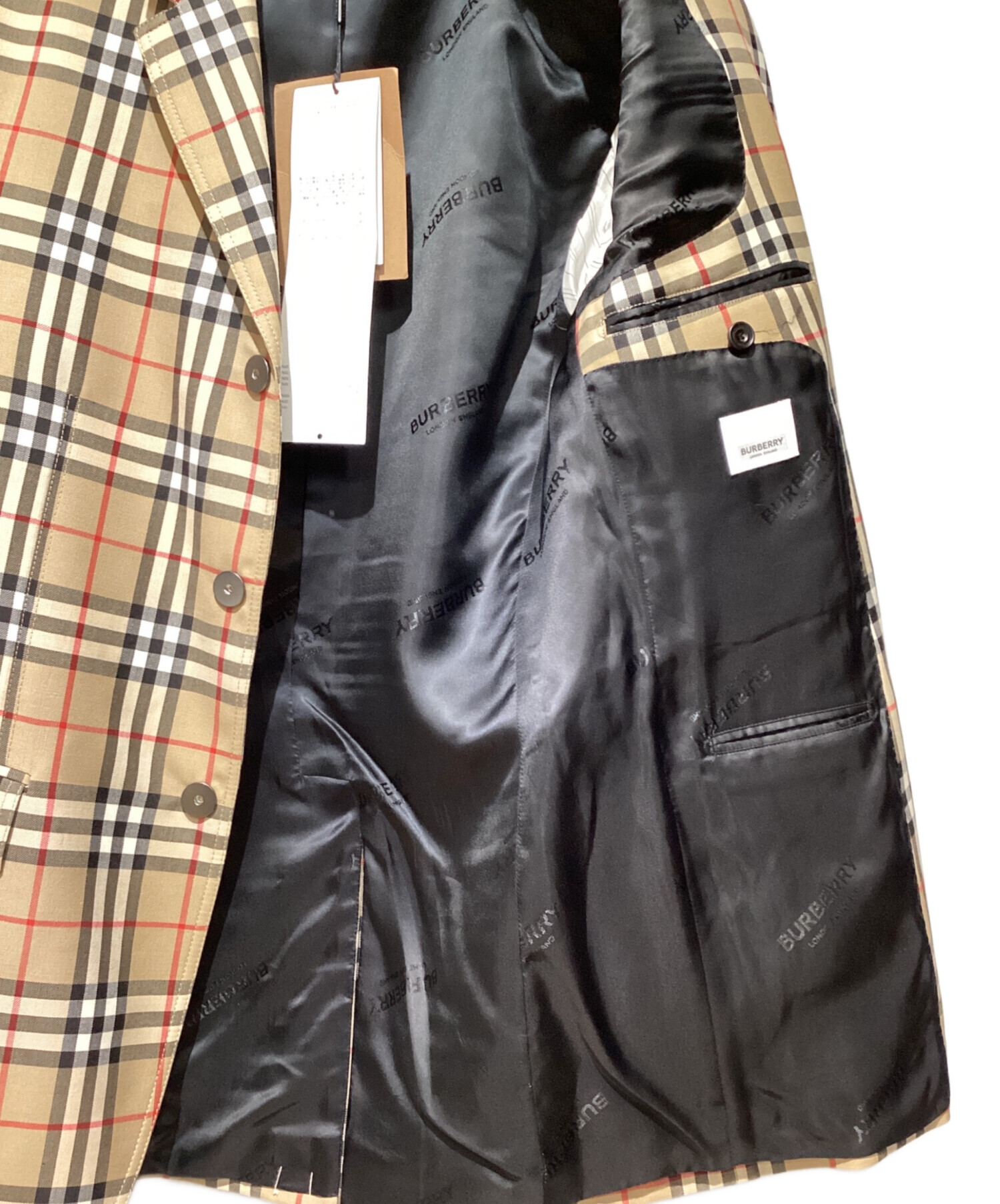 中古・古着通販】BURBERRY (バーバリー) ノバチェックジャケット
