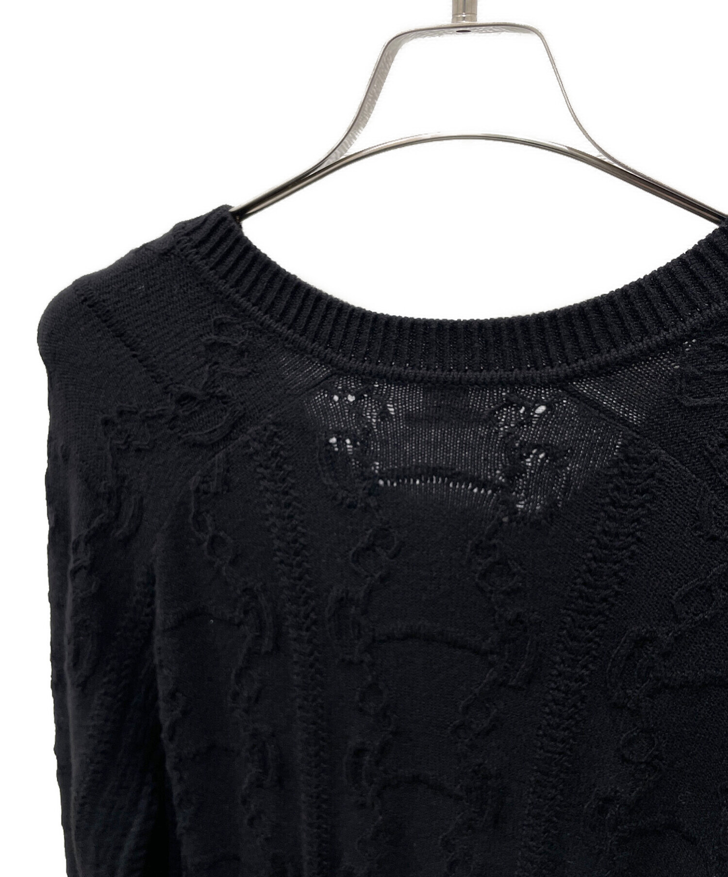 中古・古着通販】HERMES (エルメス) カシミヤ混シェーヌダンクルニット