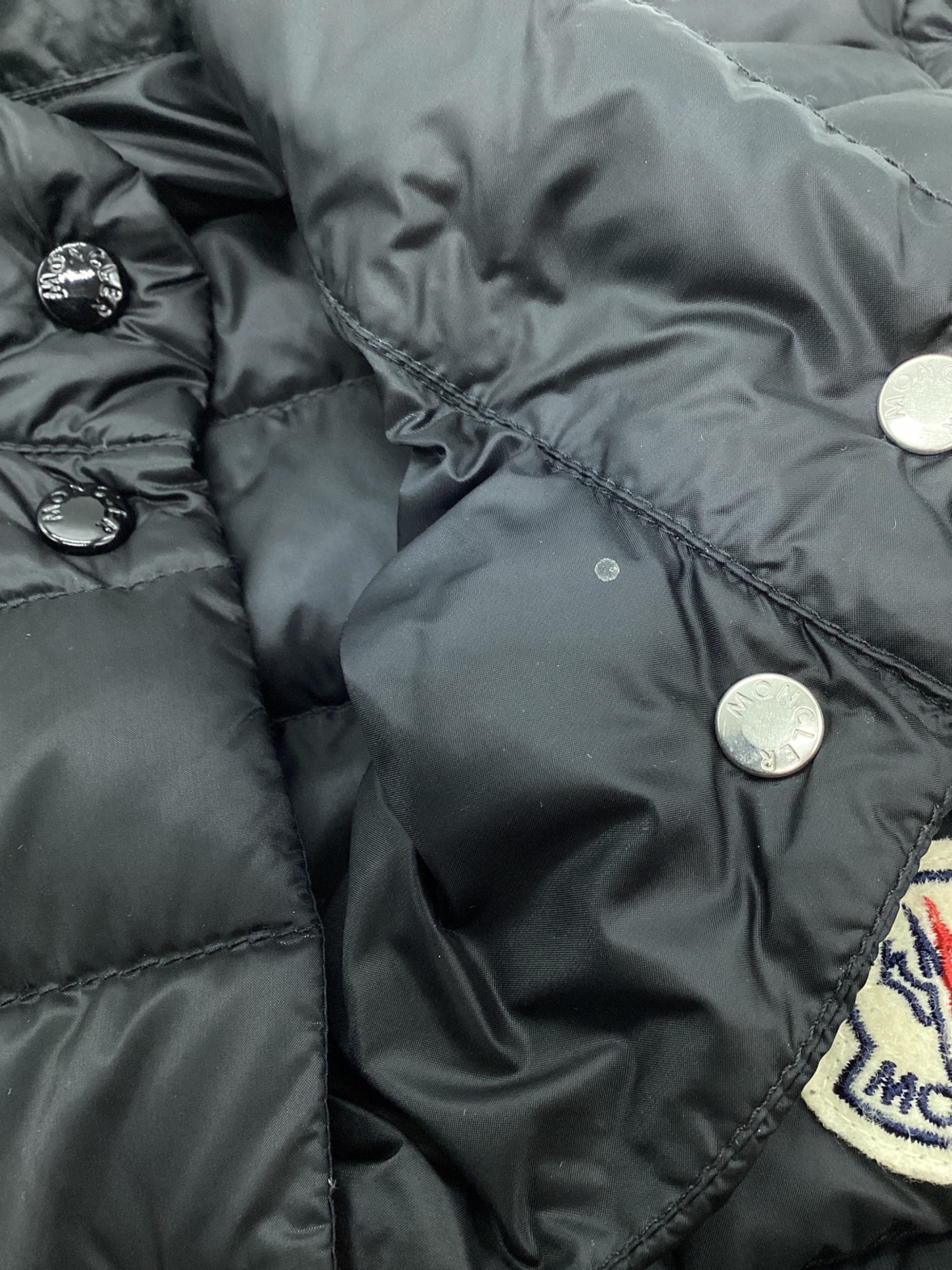 中古・古着通販】MONCLER (モンクレール) ダウンベスト ブラック