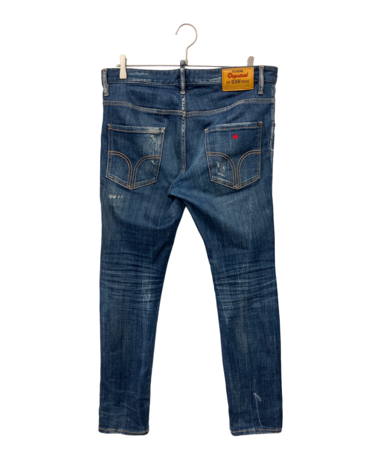 中古・古着通販】DSQUARED2 (ディースクエアード) 加工デニムパンツ