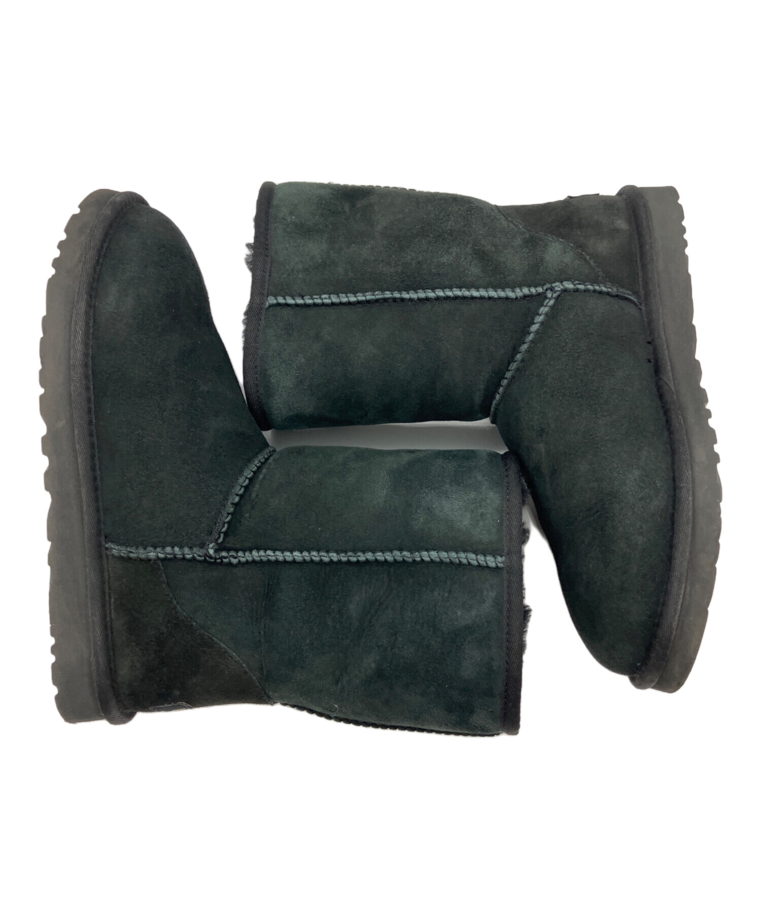 中古・古着通販】UGG (アグ) ムートンブーツ ブラック サイズ:24