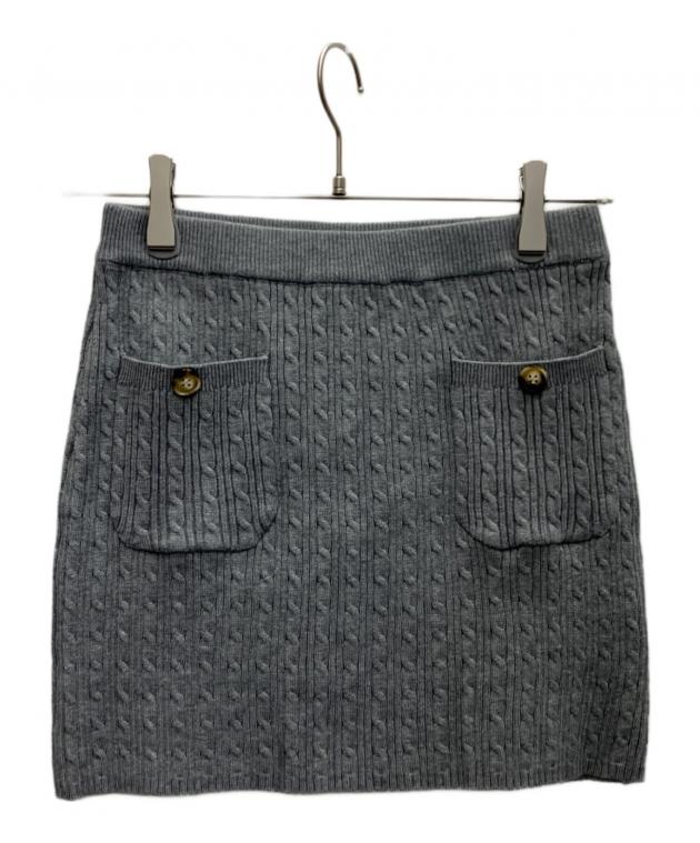 中古・古着通販】ANDMARY (アンドマリー) ニットセットアップ グレー