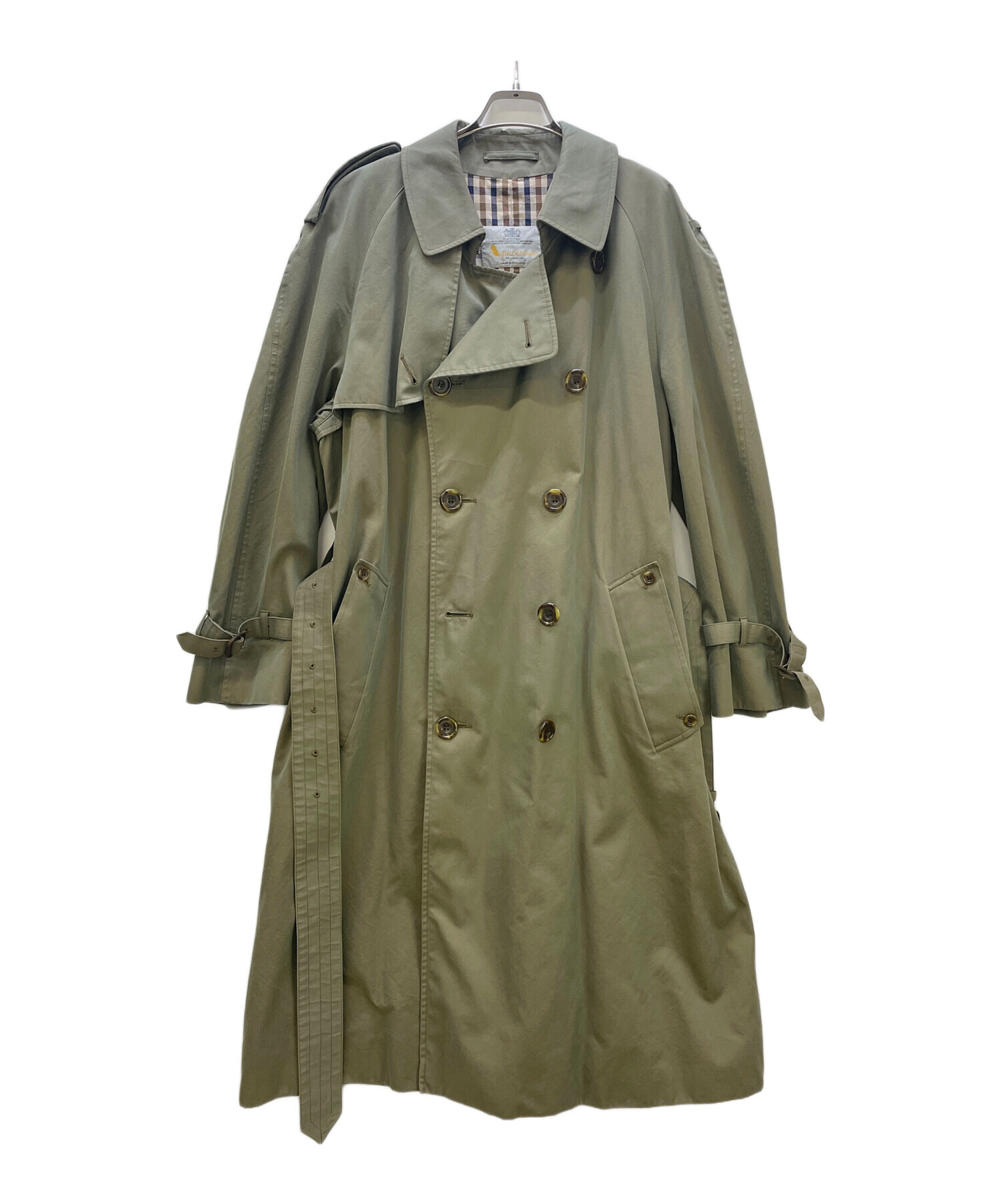 中古・古着通販】Aquascutum (アクアスキュータム) トレンチコート