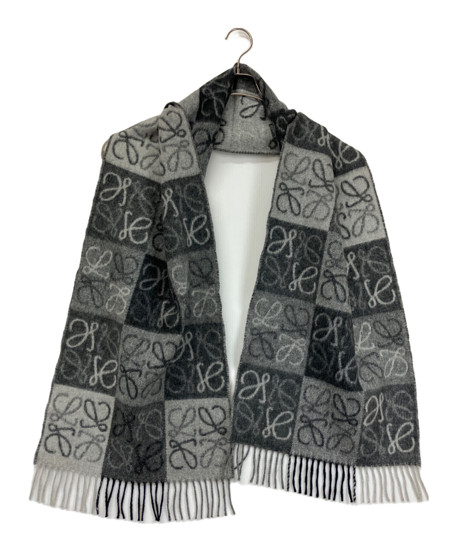 中古・古着通販】LOEWE (ロエベ) マフラー グレー｜ブランド・古着通販