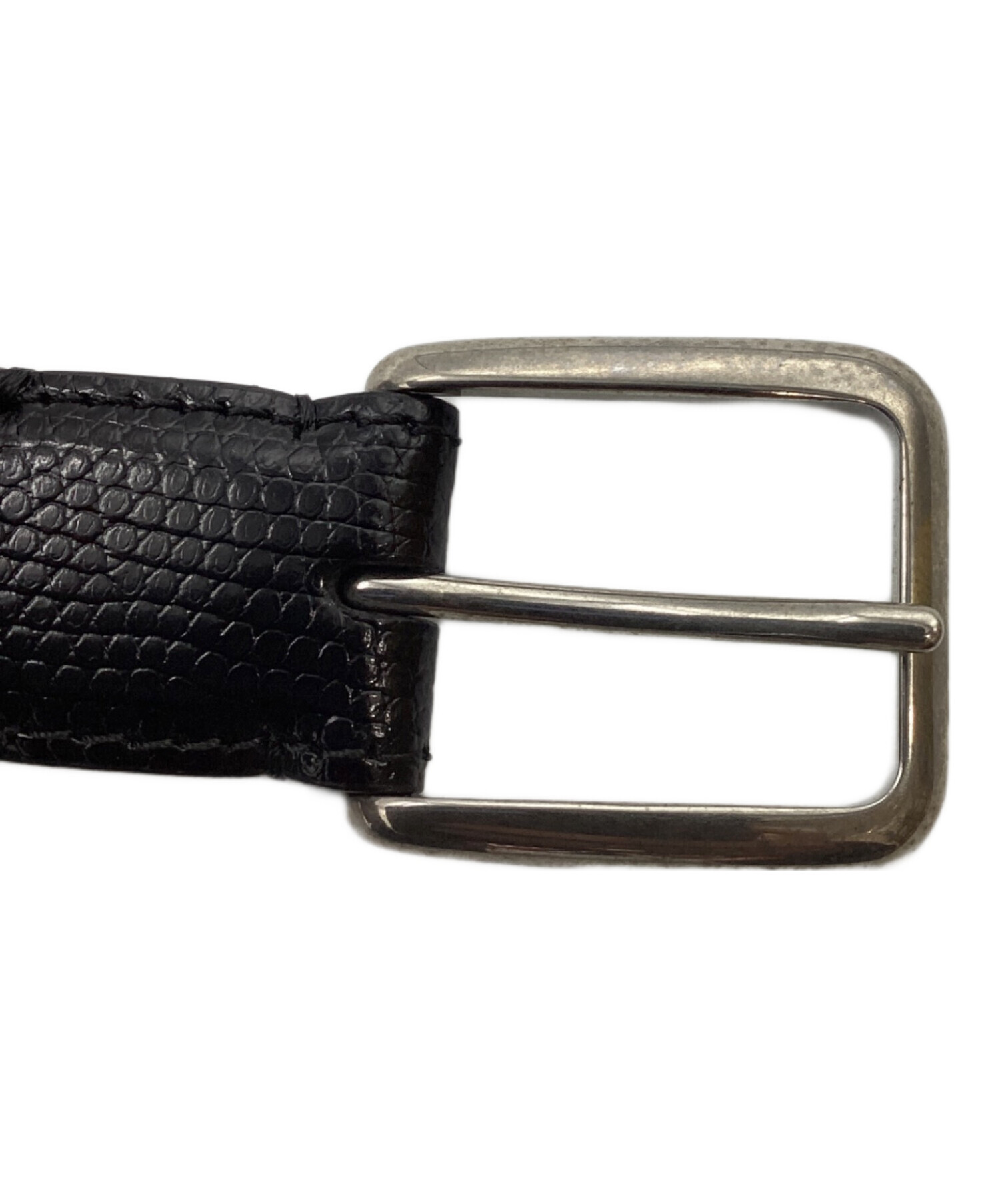 中古・古着通販】CELINE (セリーヌ) レザーベルト ブラック サイズ