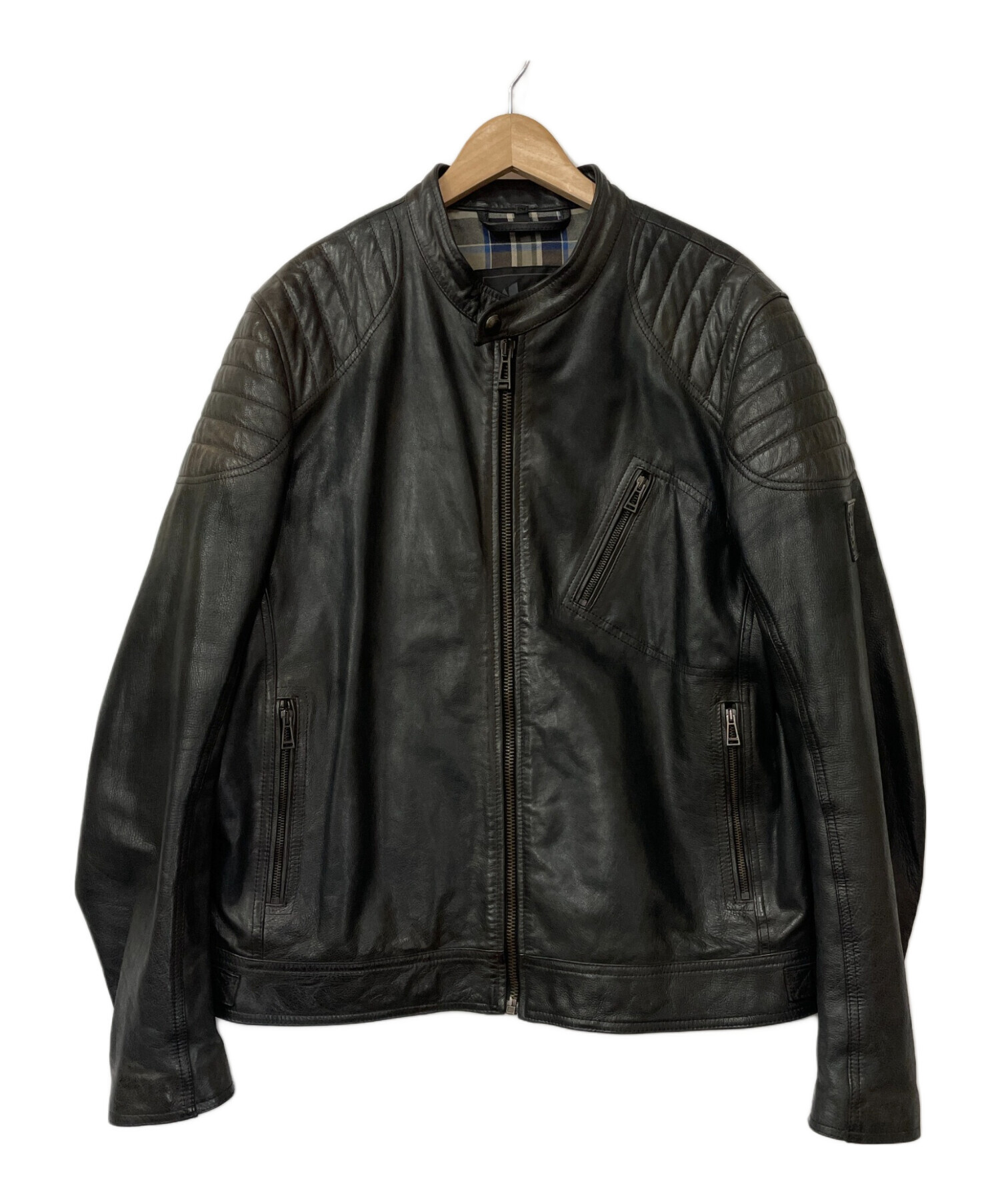 中古・古着通販】BELSTAFF (ベルスタッフ) レザーライダースジャケット