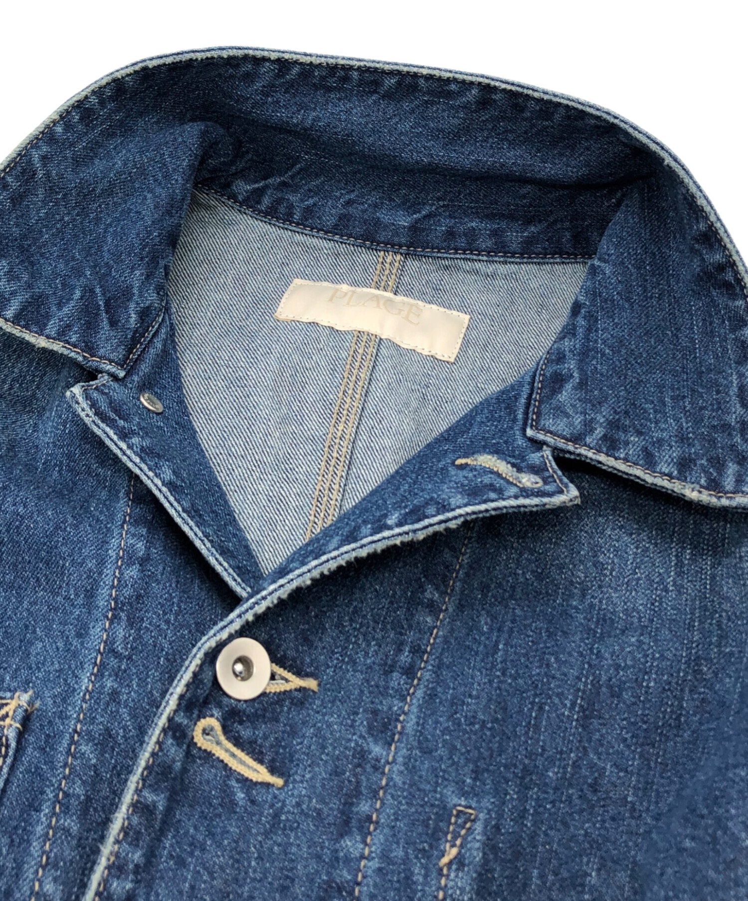 中古・古着通販】Plage (プラージュ) デニムカバーオール インディゴ