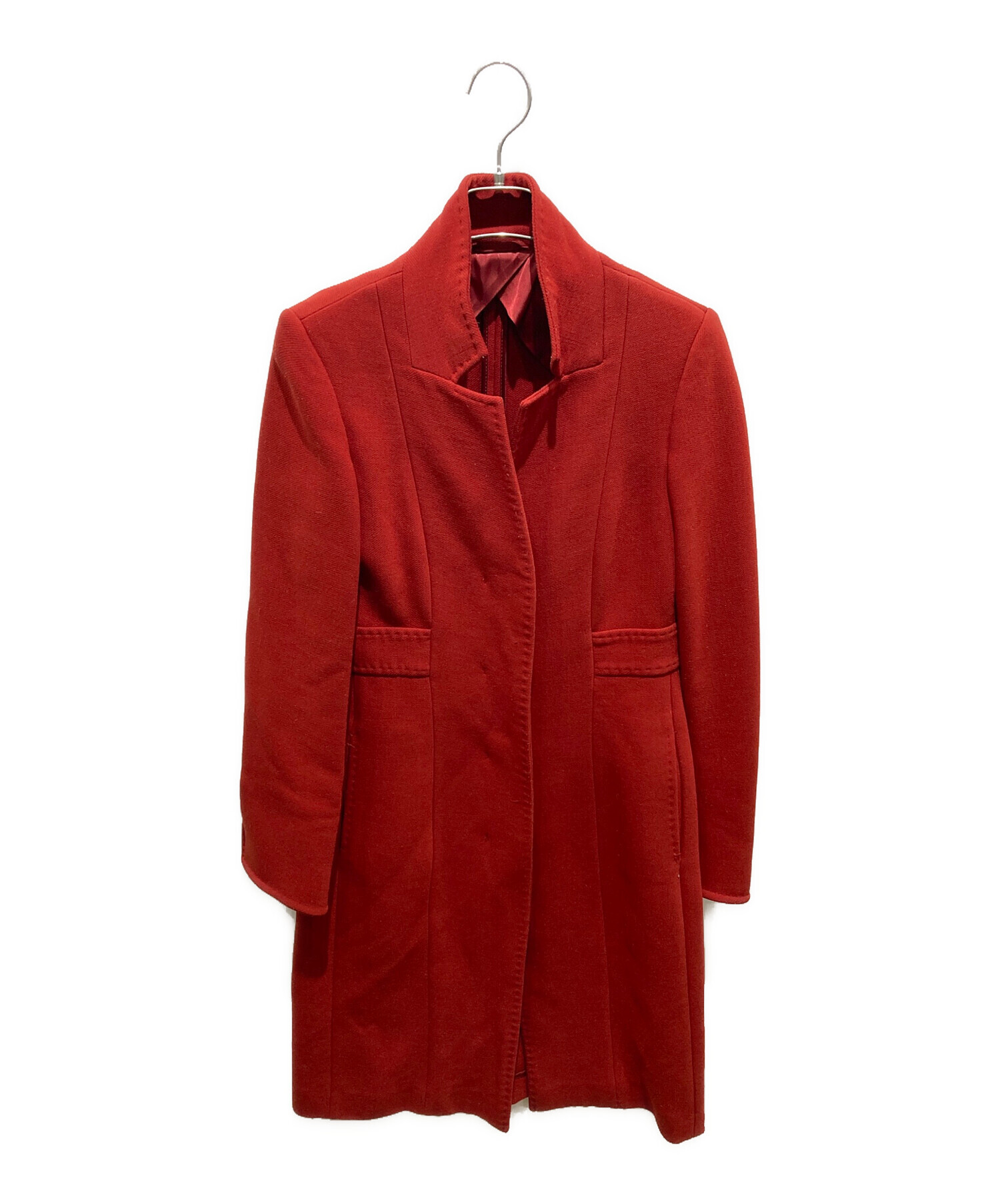 中古・古着通販】MaxMara (マックスマーラ) ロングコート レッド