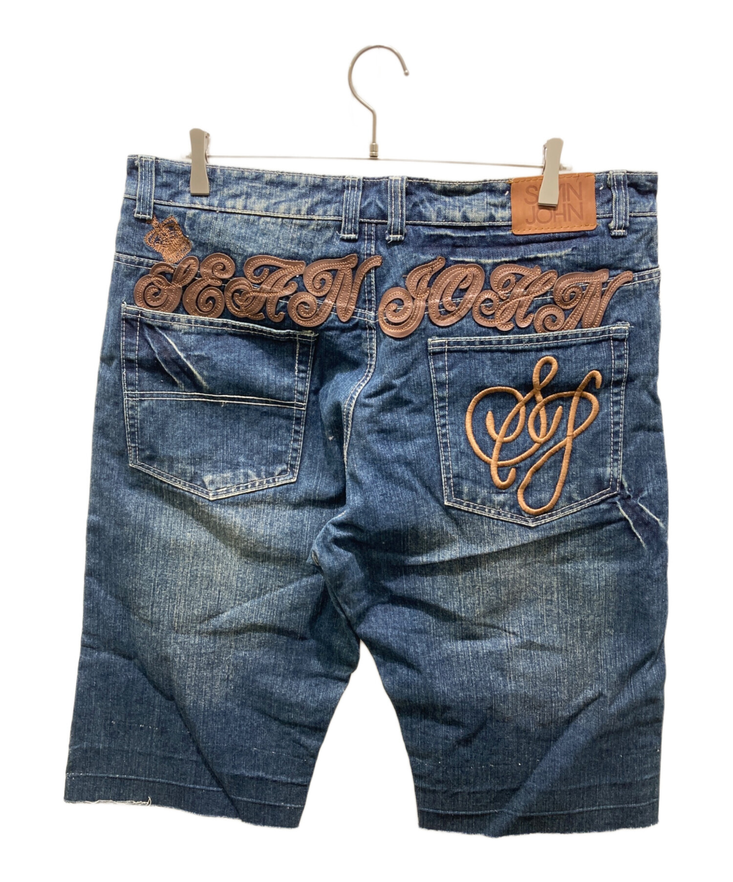 中古・古着通販】SEAN JOHN (ショーンジョン) デニムハーフパンツ Y2K