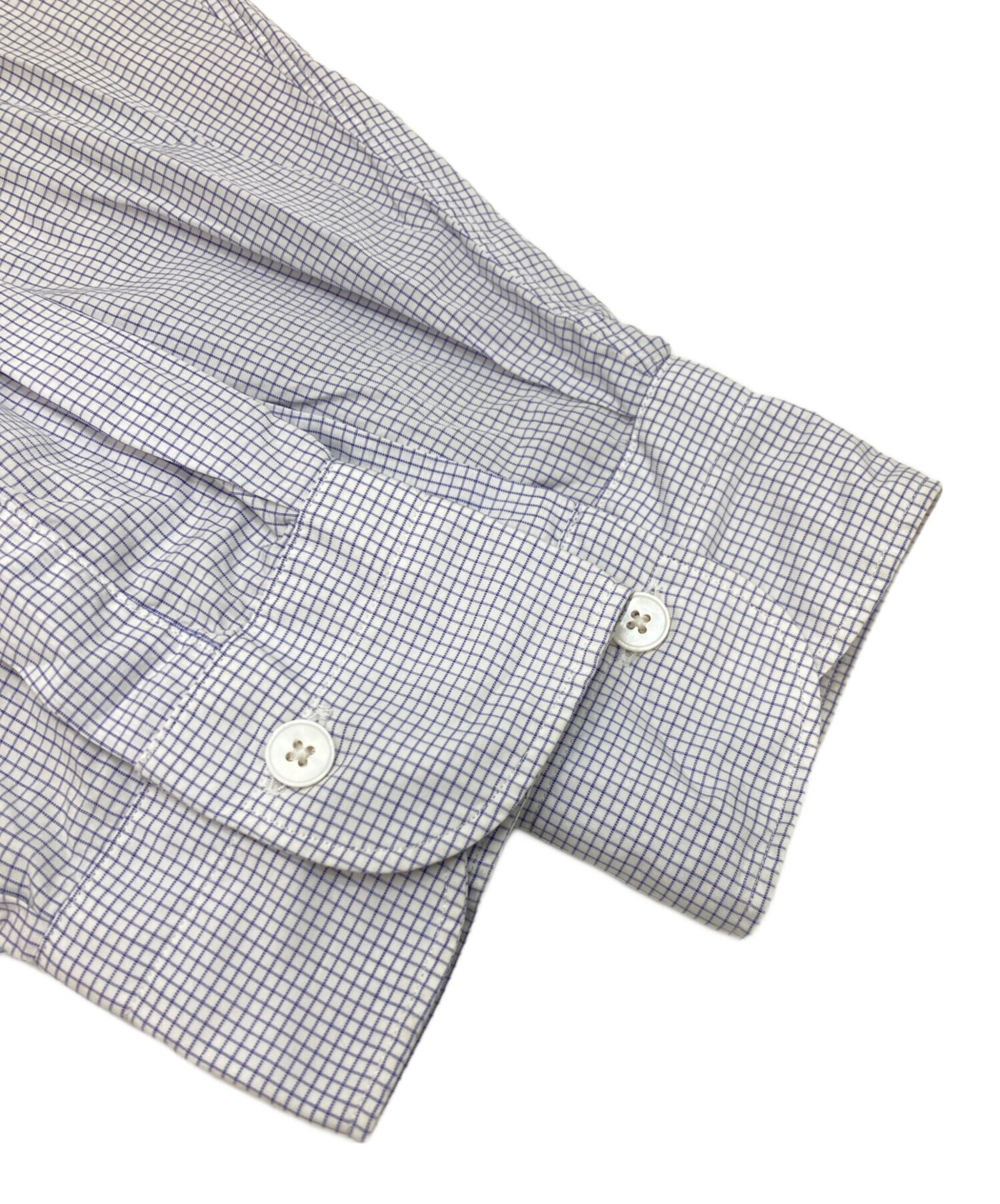 中古・古着通販】COMOLI (コモリ) ポプリンシャツ ブルー サイズ:3