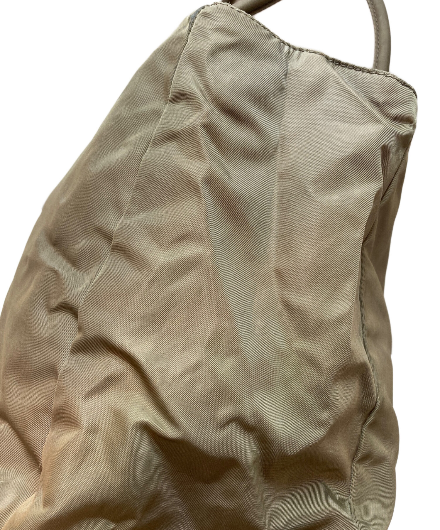 中古・古着通販】PRADA (プラダ) ナイロンハンドバッグ カーキ