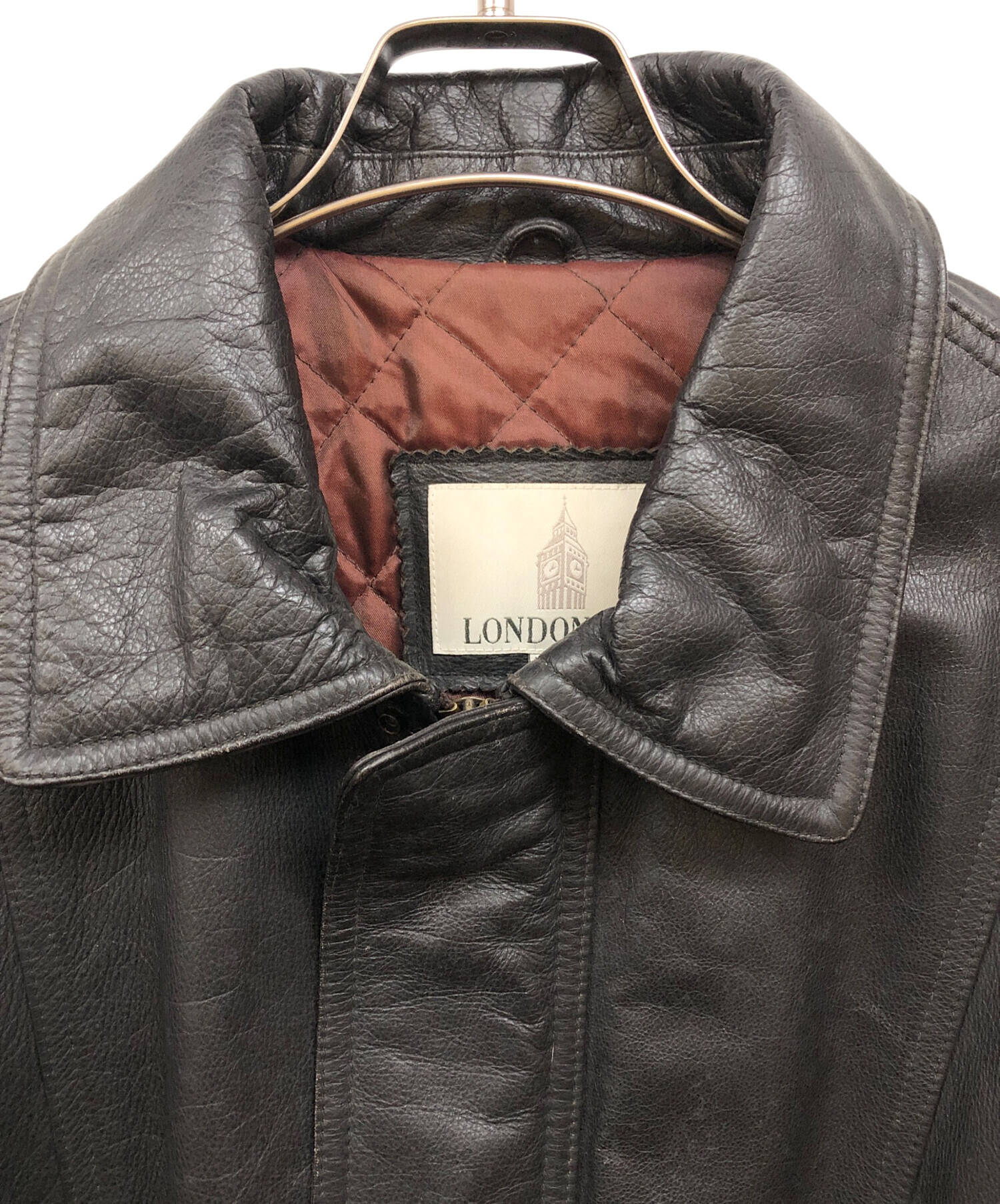 中古・古着通販】LONDON FOG (ロンドンフォグ) キルティングレザー