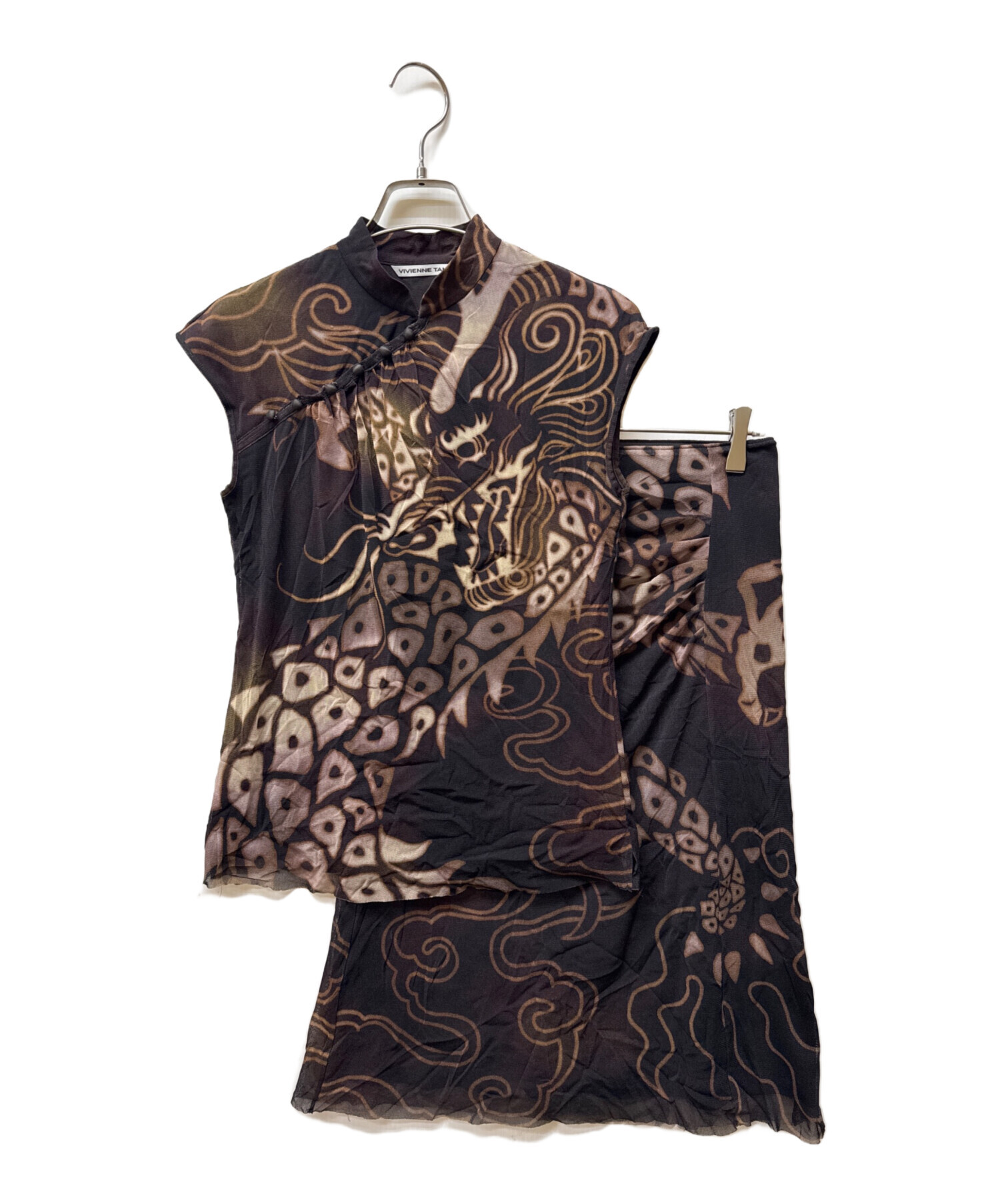 VIVIENNE TAM 90's パワーネット トップス 0 VIVIENNE TAM 90's パワー